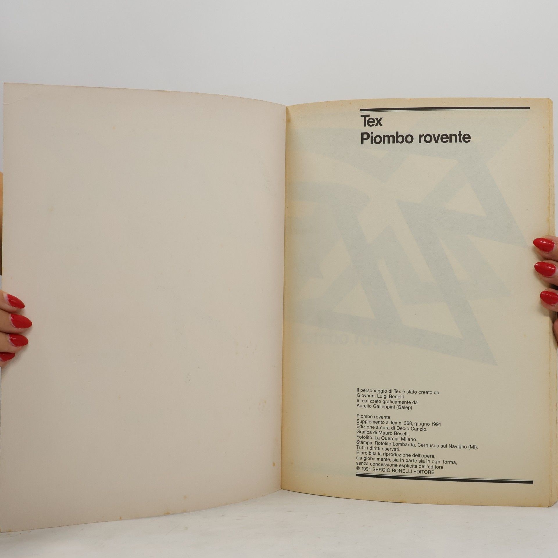 AA.VV. Tex. N.3 Piombo rovente