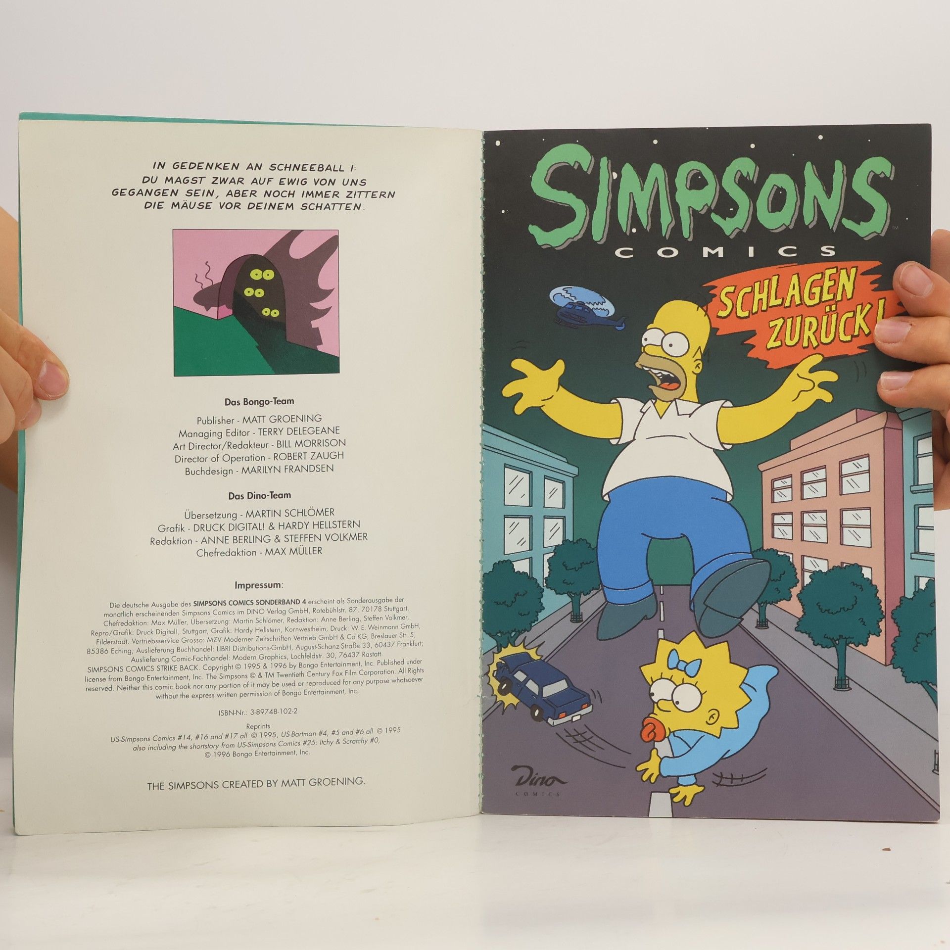 Autores varios Simpsons Comics. Schlagen zurück