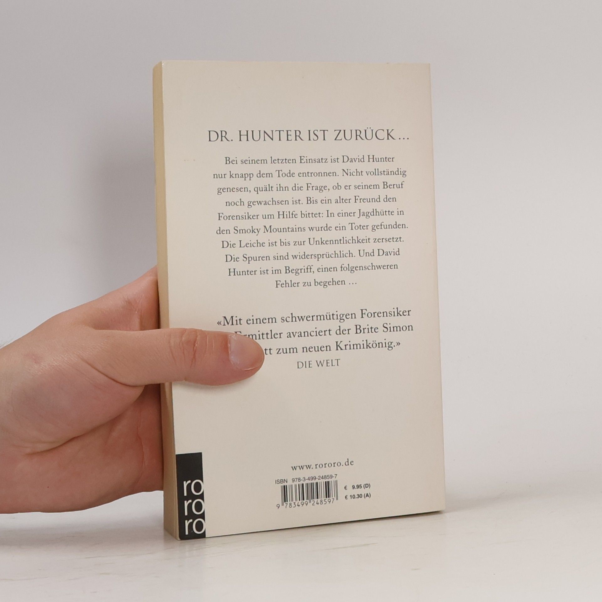 Simon Beckett Leichenblässe