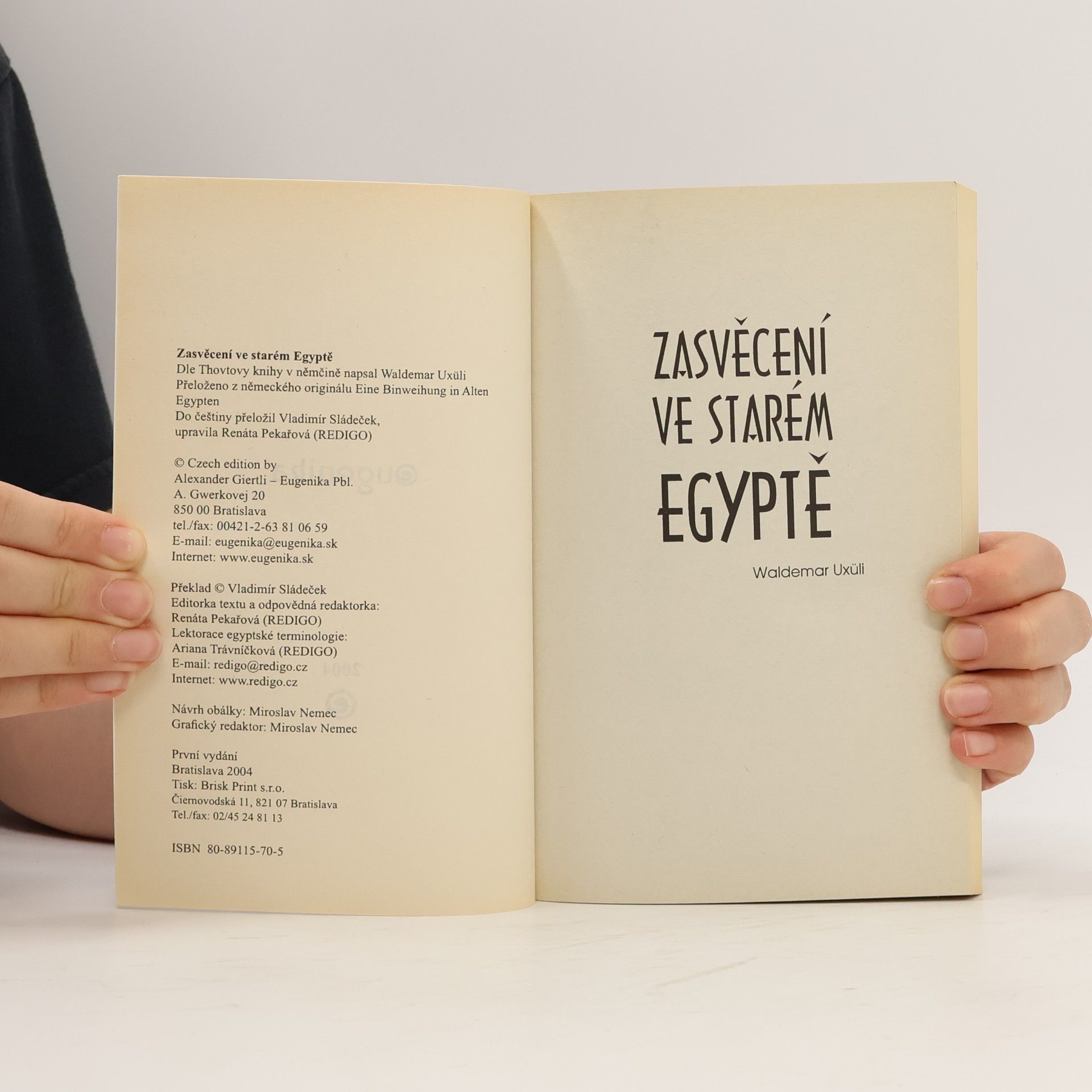 Waldemar Uxüli Zasvěcení ve starém Egyptě