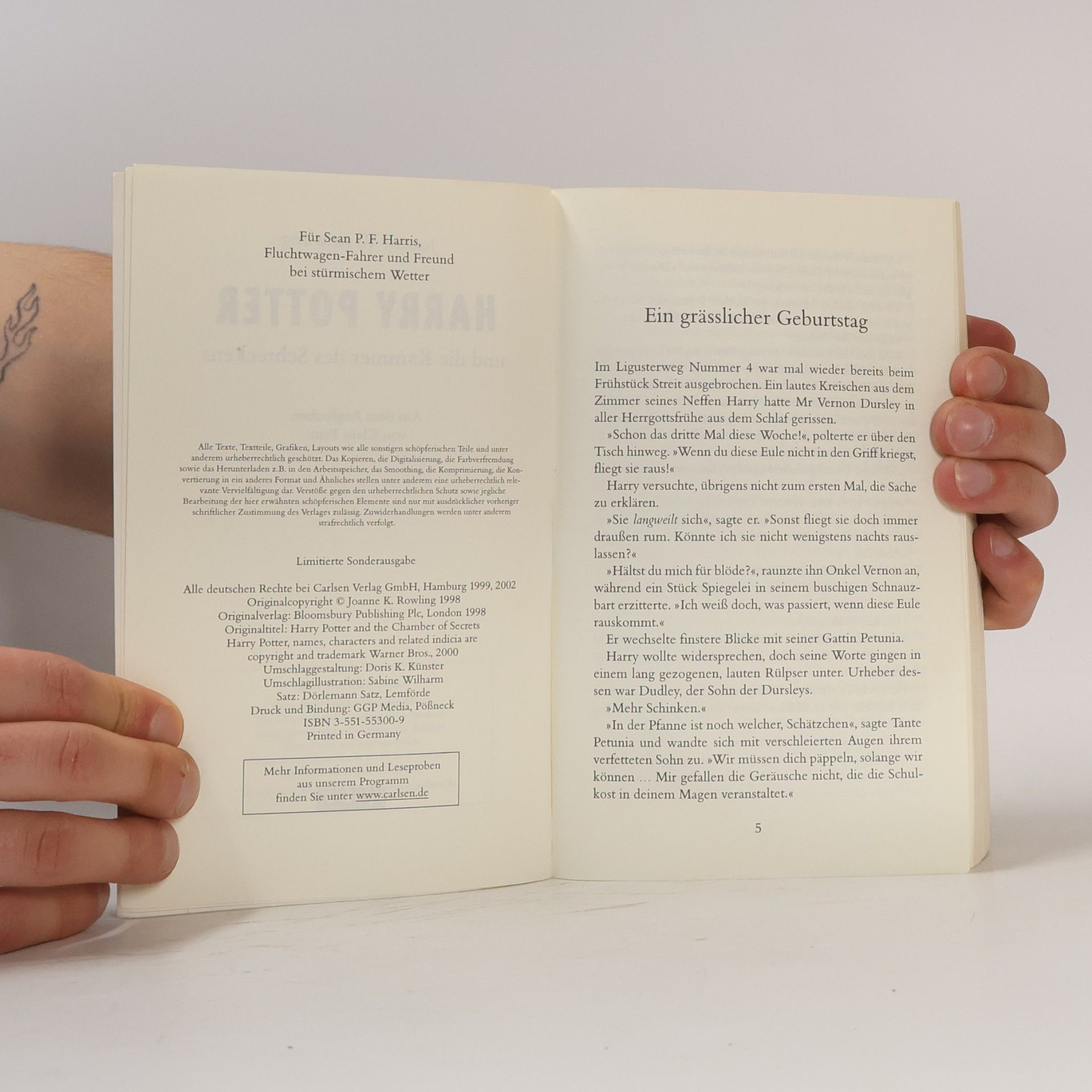 Joanne K. Rowling Harry Potter und die Kammer des Schreckens