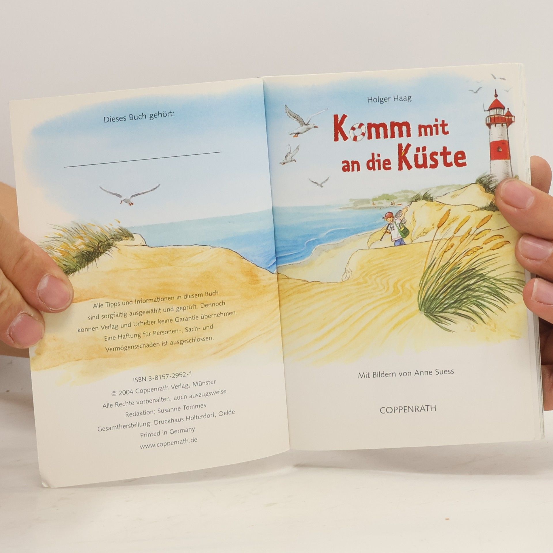 Holger Haag Kleine Spiel- & Spaßbücher /Wissen: Komm mit an die Küste