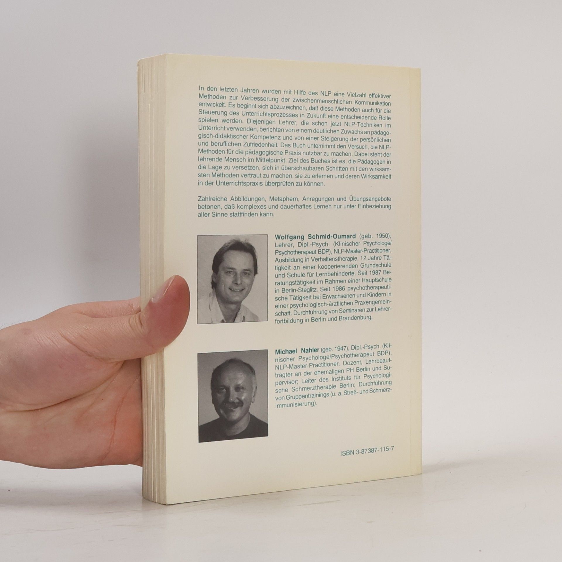 Wolfgang Schmid Oumard Lehren mit Leib und Seele