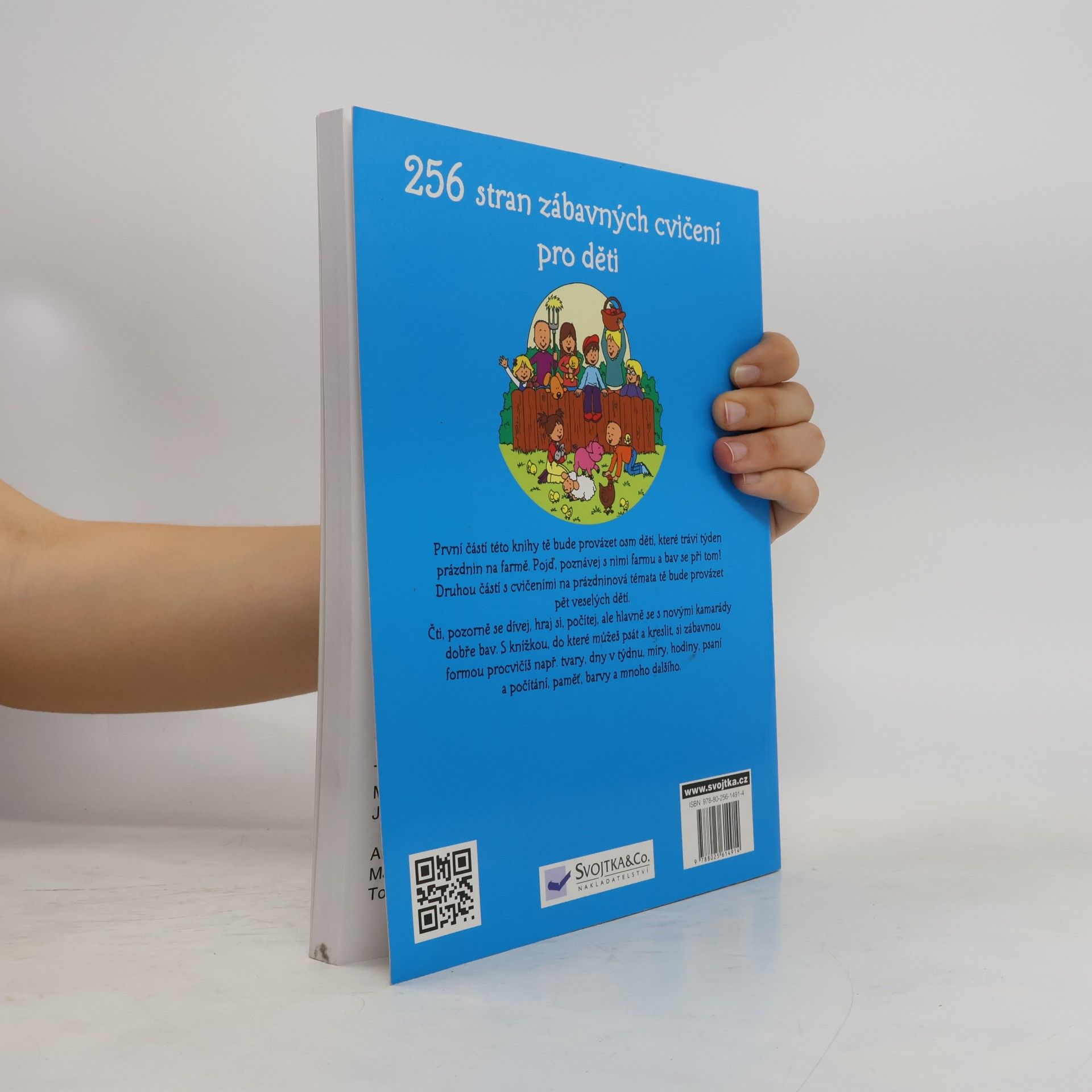 Collectif d'auteurs 256 stran zábavných cvičení pro děti od čtyř a pěti let