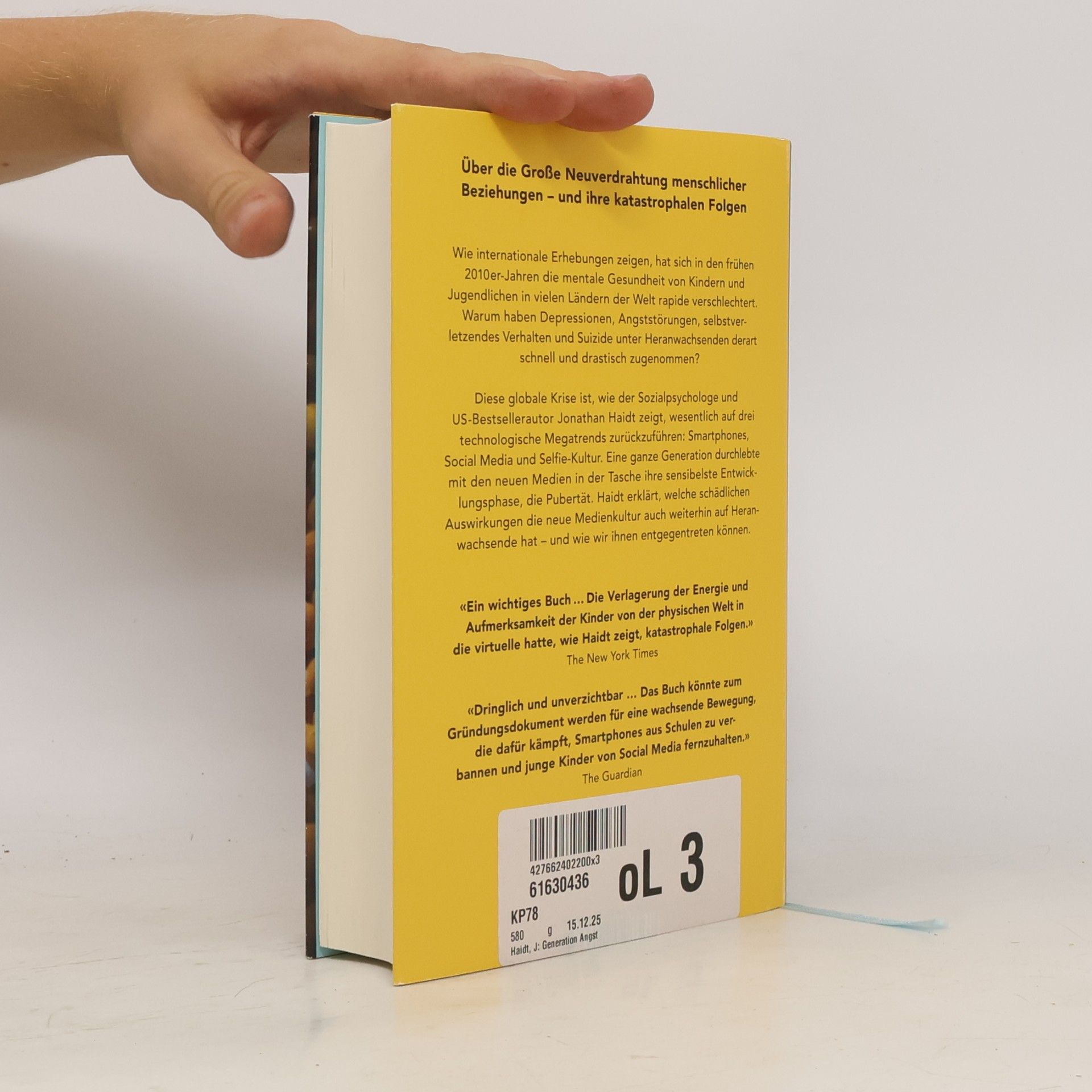 Jonathan Haidt Bildschirmkinder