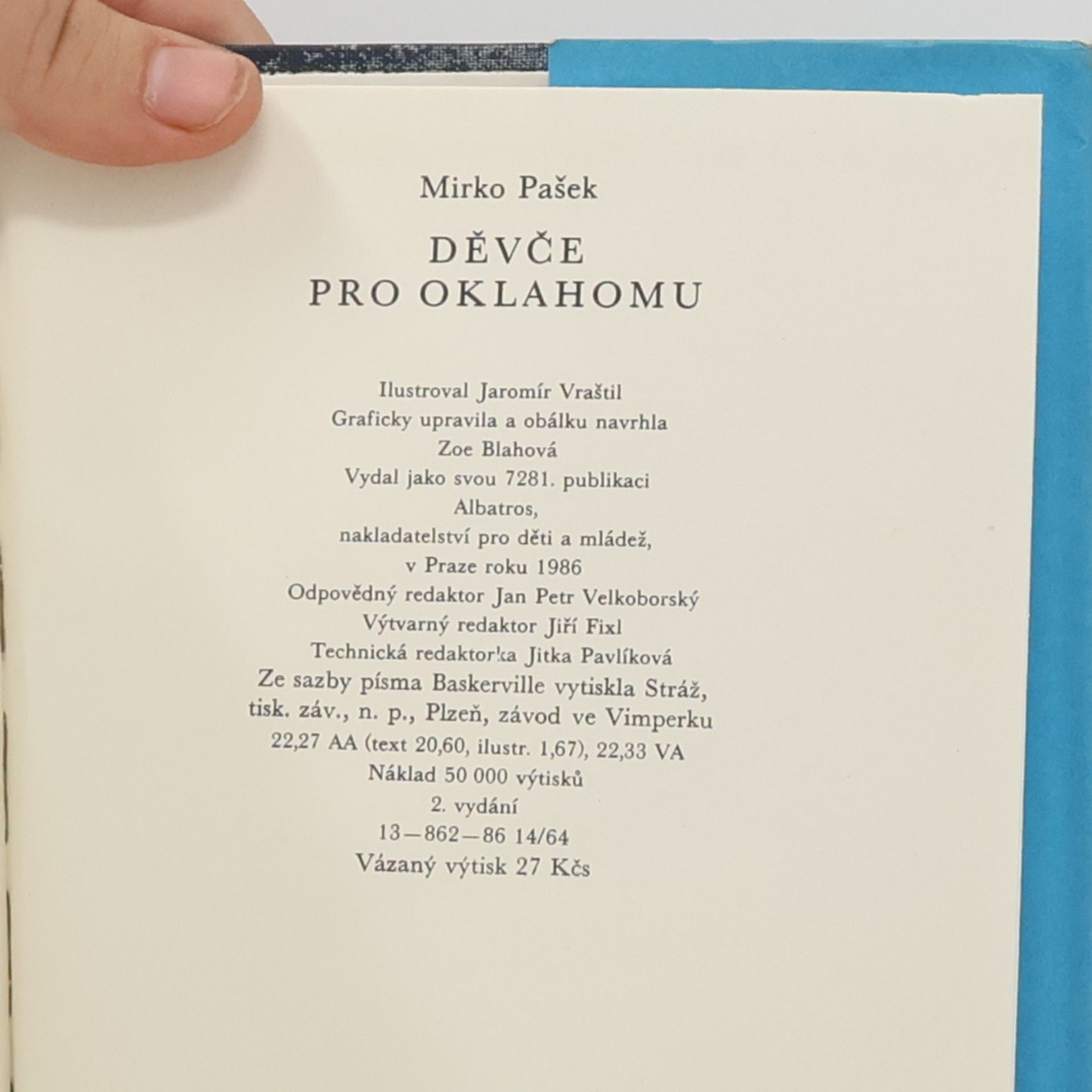 Mirko Pašek Děvče pro Oklahomu