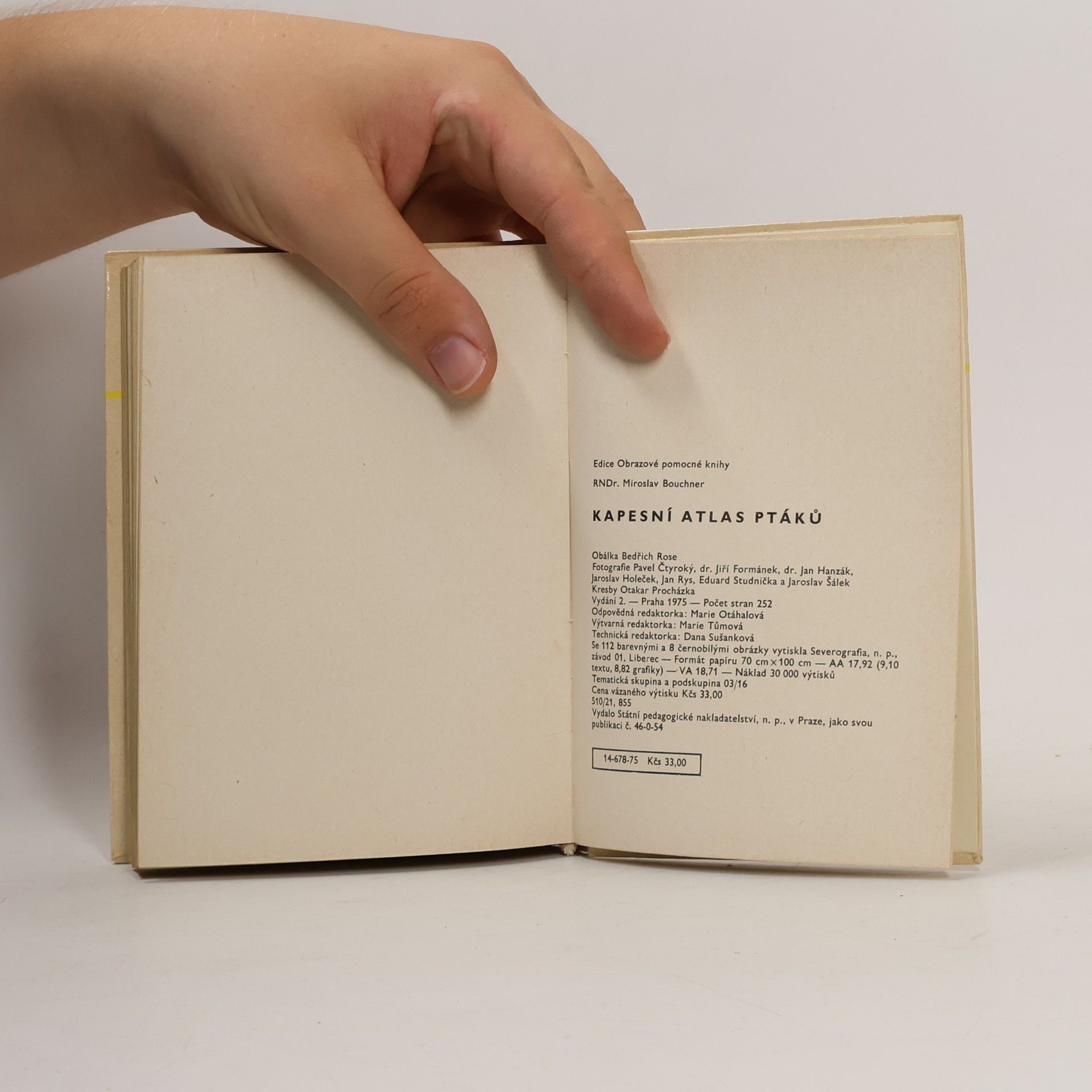 Miroslav Bouchner Kapesní atlas ptáků