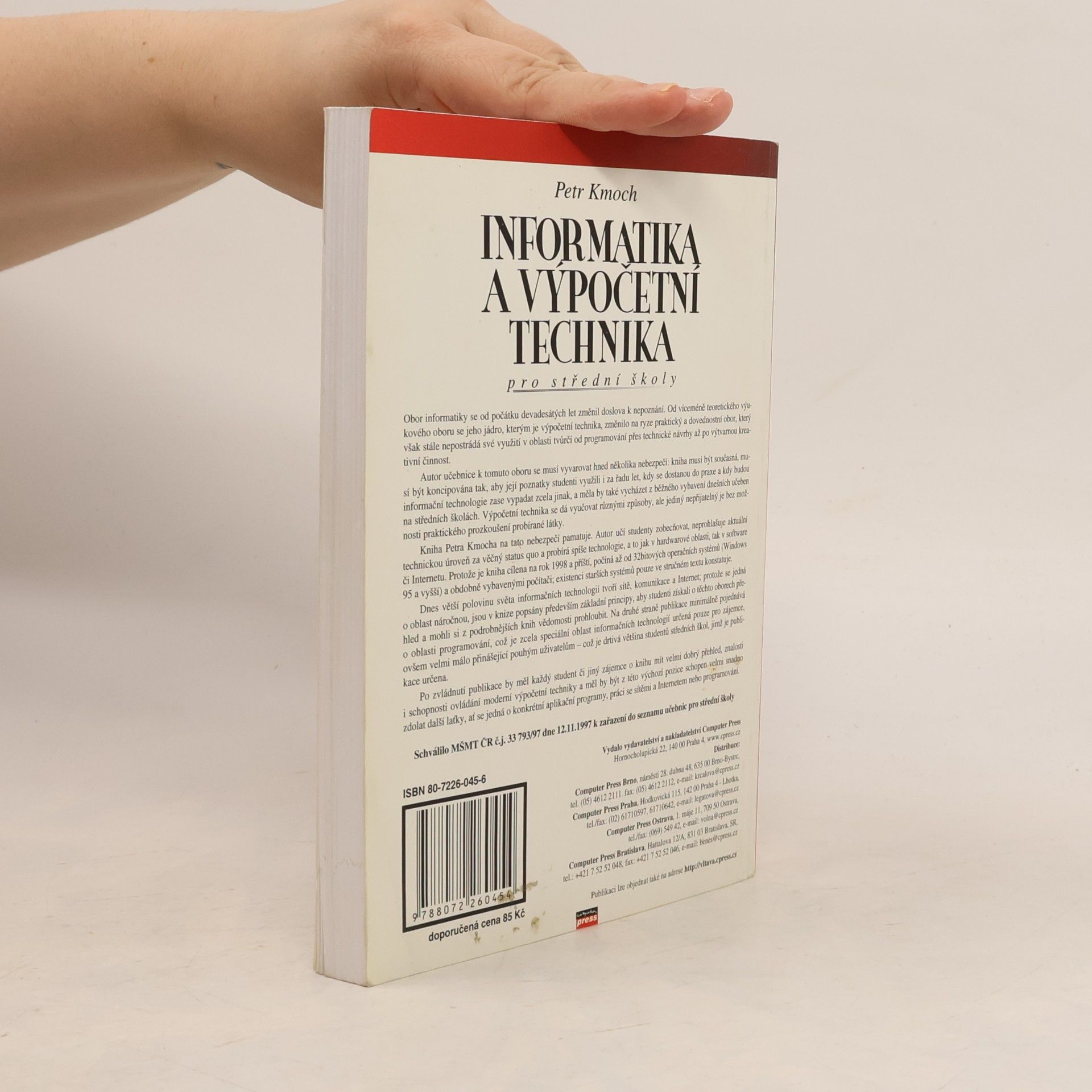 Petr Kmoch Informatika a výpočetní technika pro střední školy