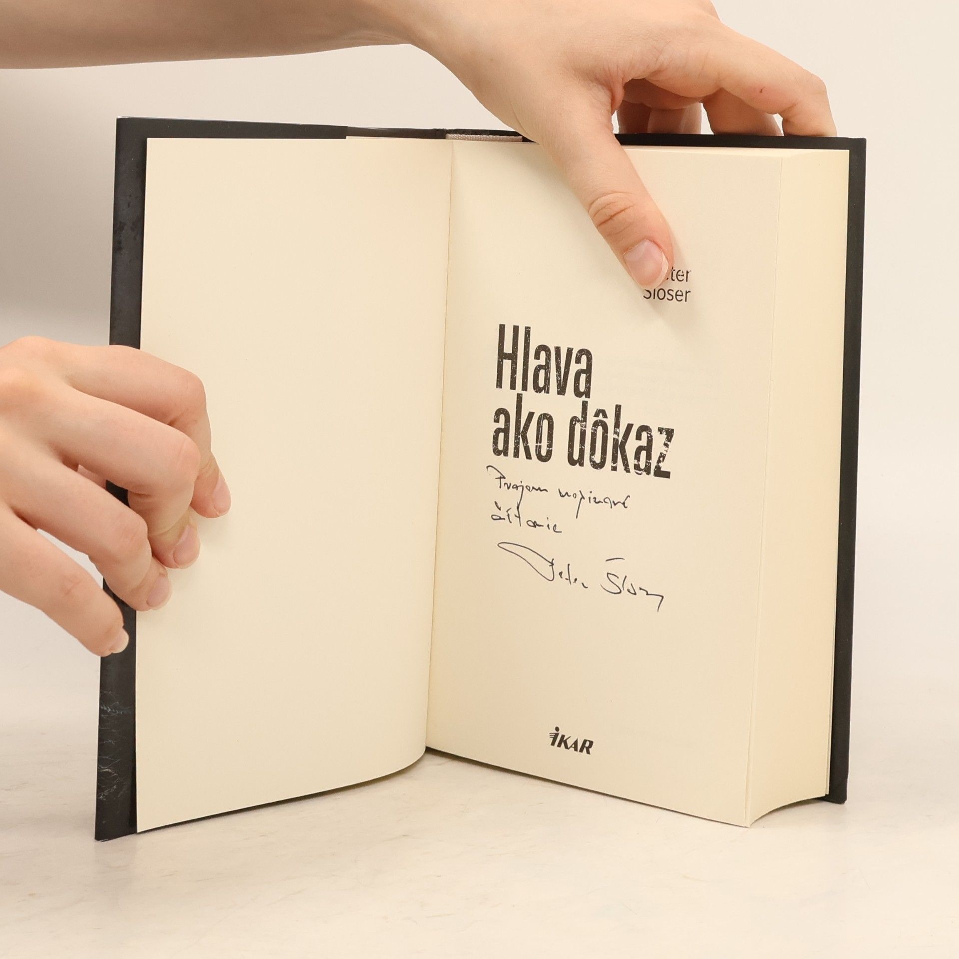 Peter Šloser Hlava ako dôkaz