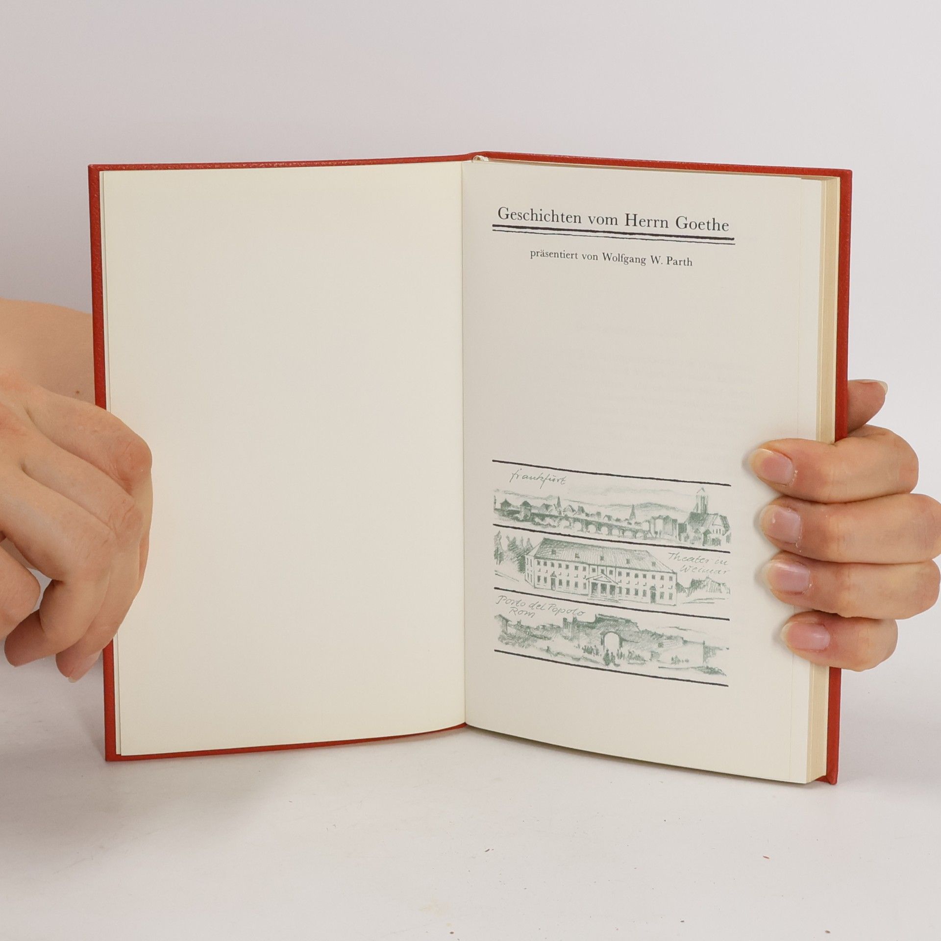 Wolfgang W. Parth Geschichten vom Herrn Goethe