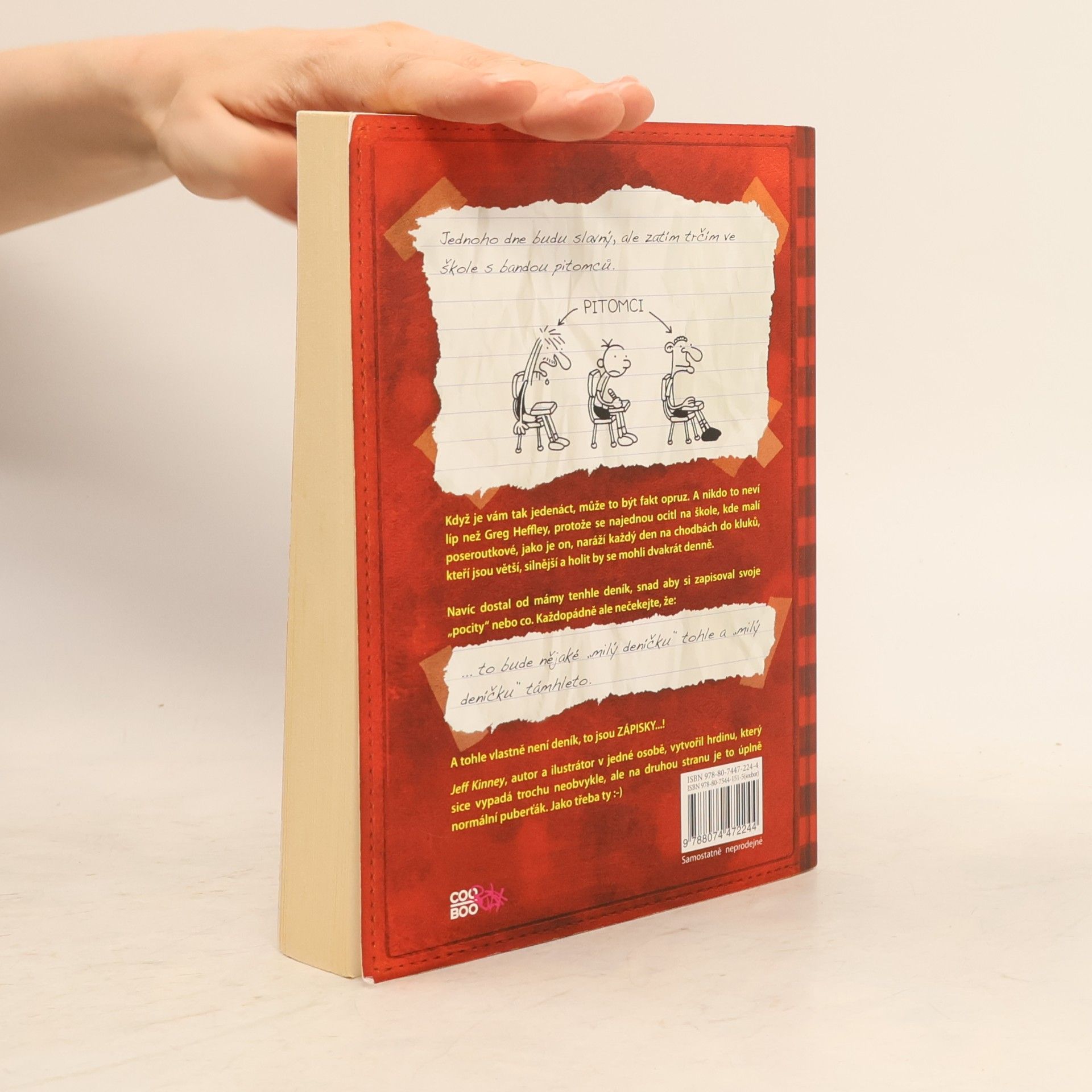 Jeff Kinney Deník malého poseroutky 1