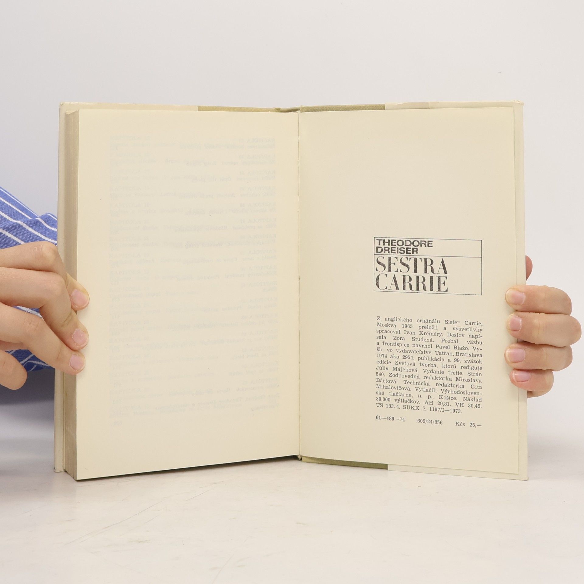 Theodore Dreiser Sestra Carrie