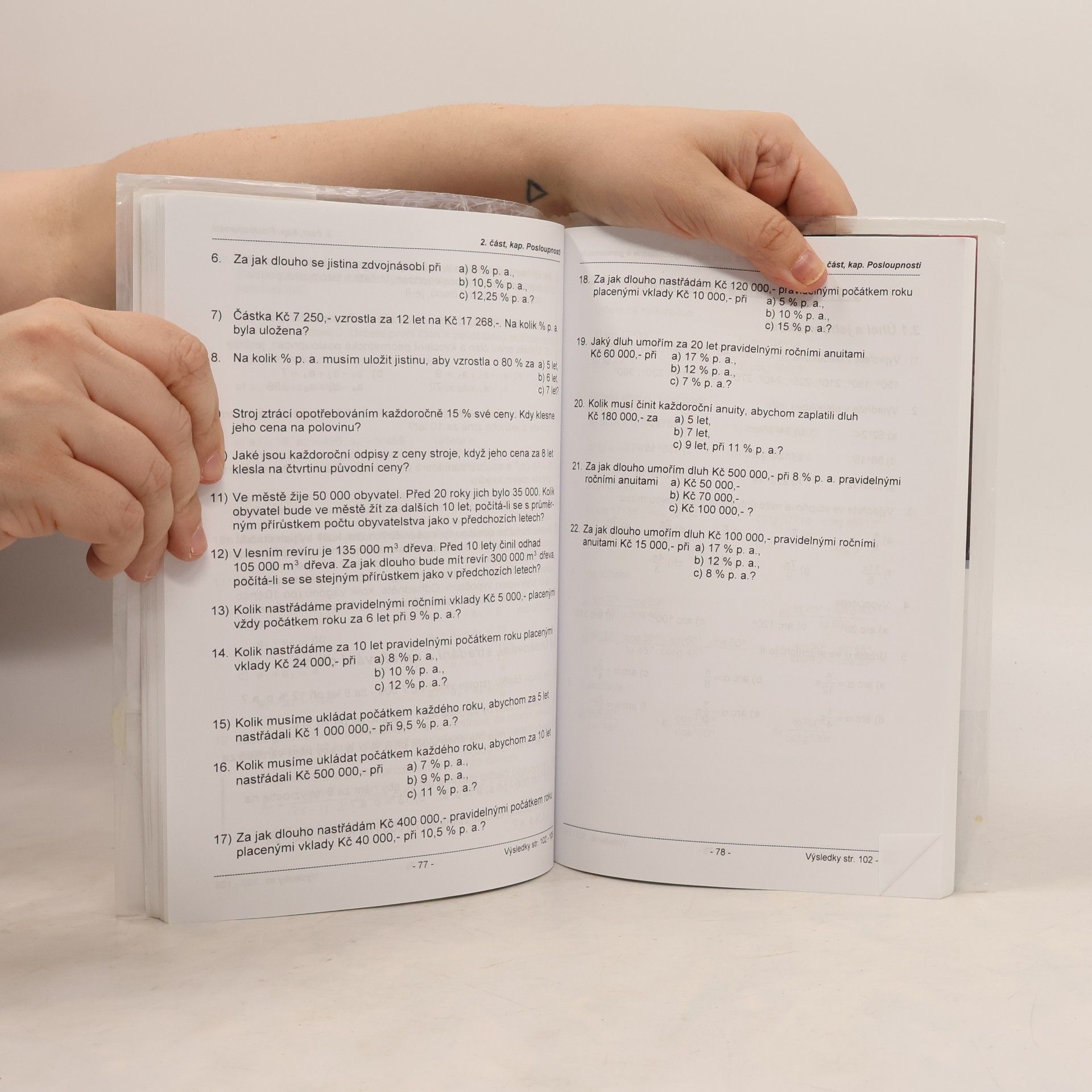Jaroslav Klodner Sbírka úloh z matematiky pro obchodní akademie a střední odborné školy