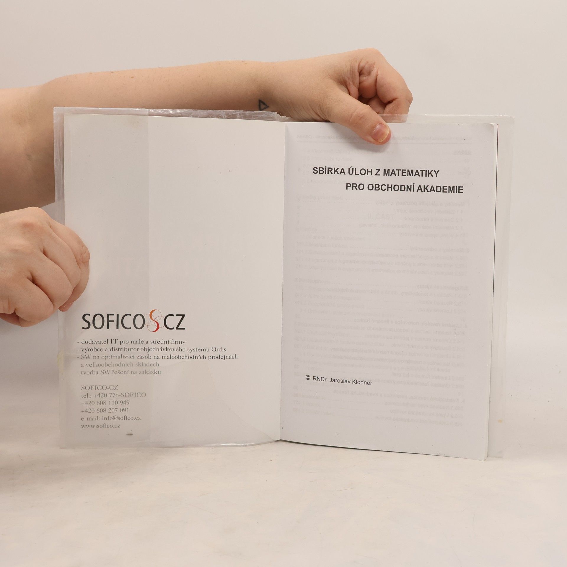 Jaroslav Klodner Sbírka úloh z matematiky pro obchodní akademie a střední odborné školy