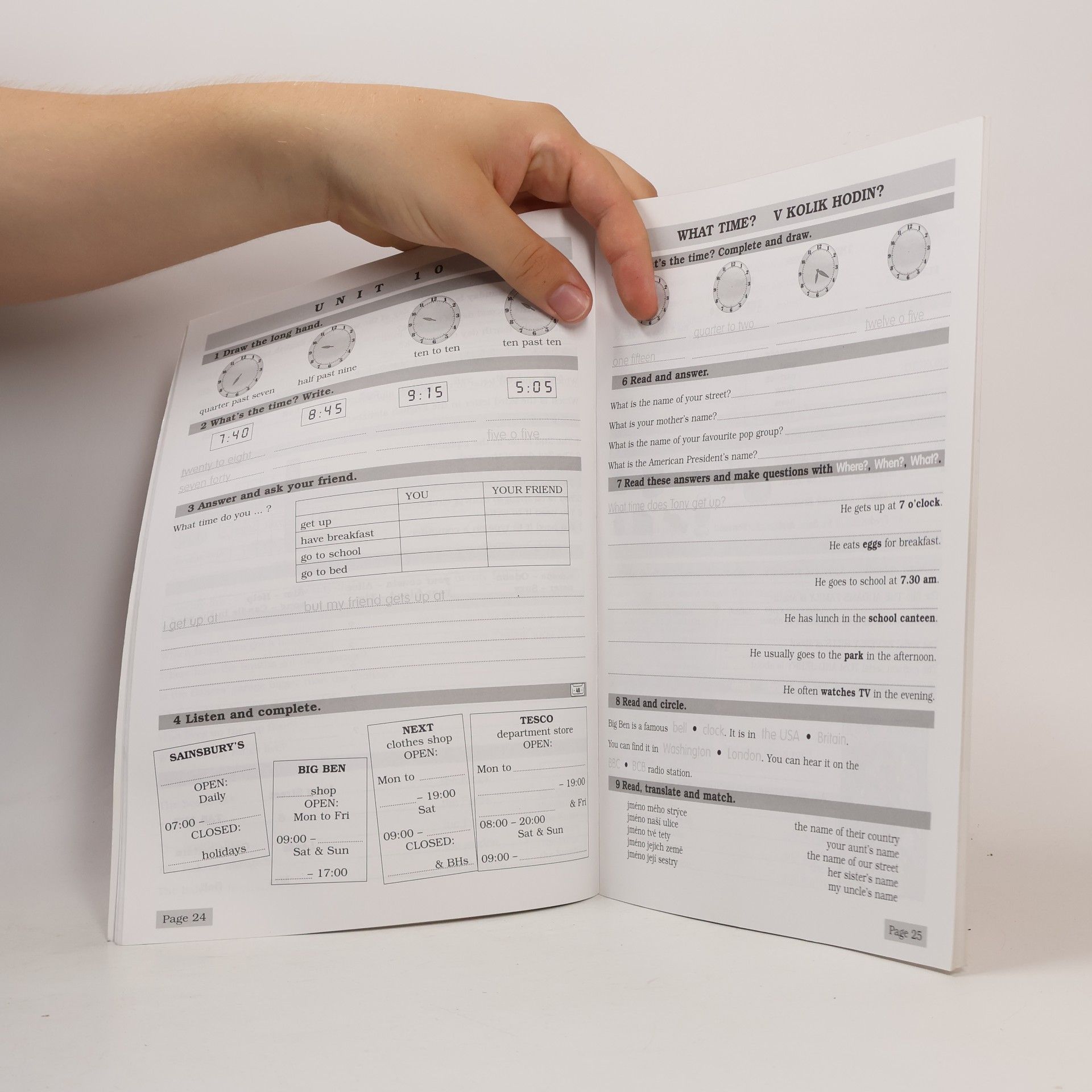 Marie Zahálková Angličtina pro 5. ročník základní školy : workbook