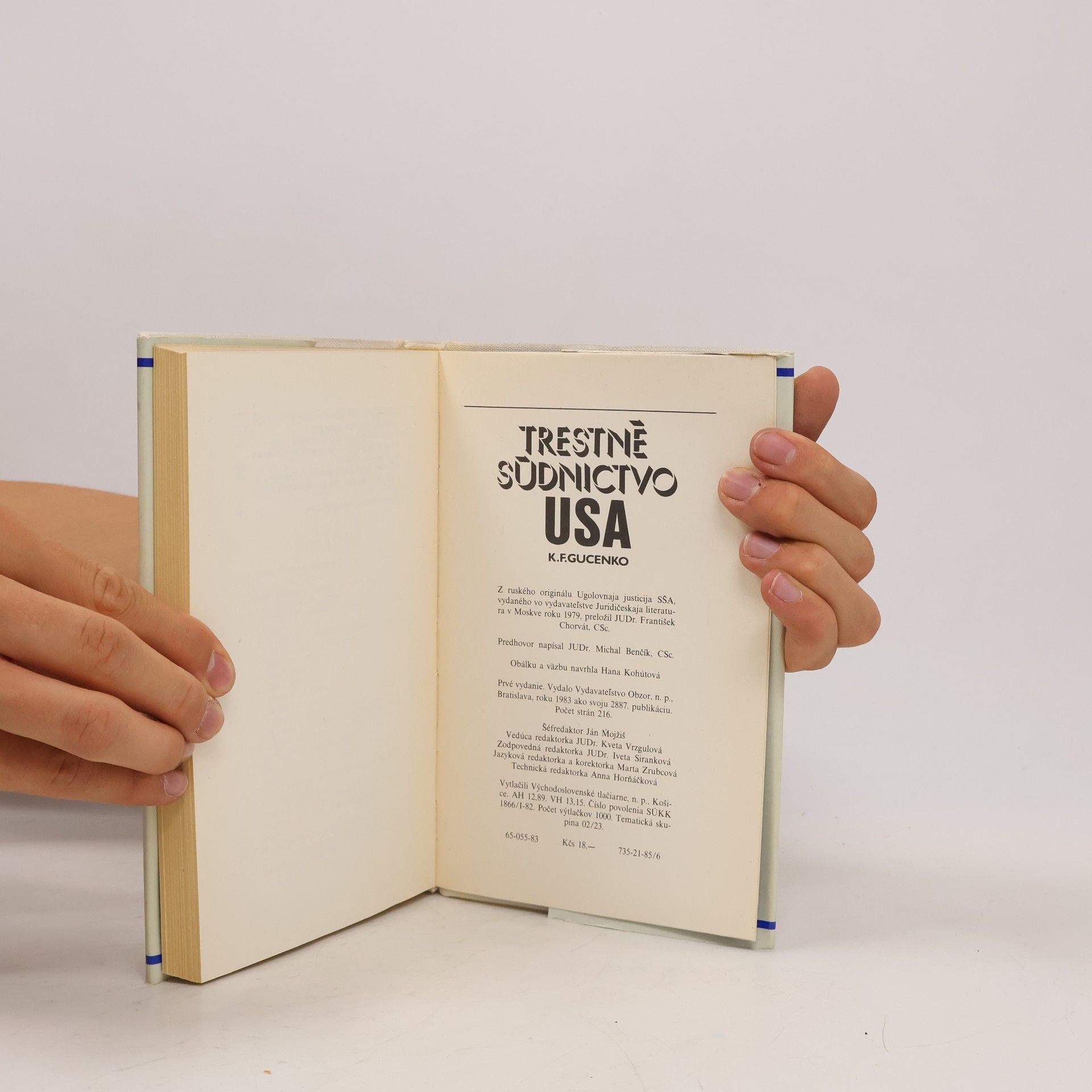 František Chorvát Trestné súdnictvo USA