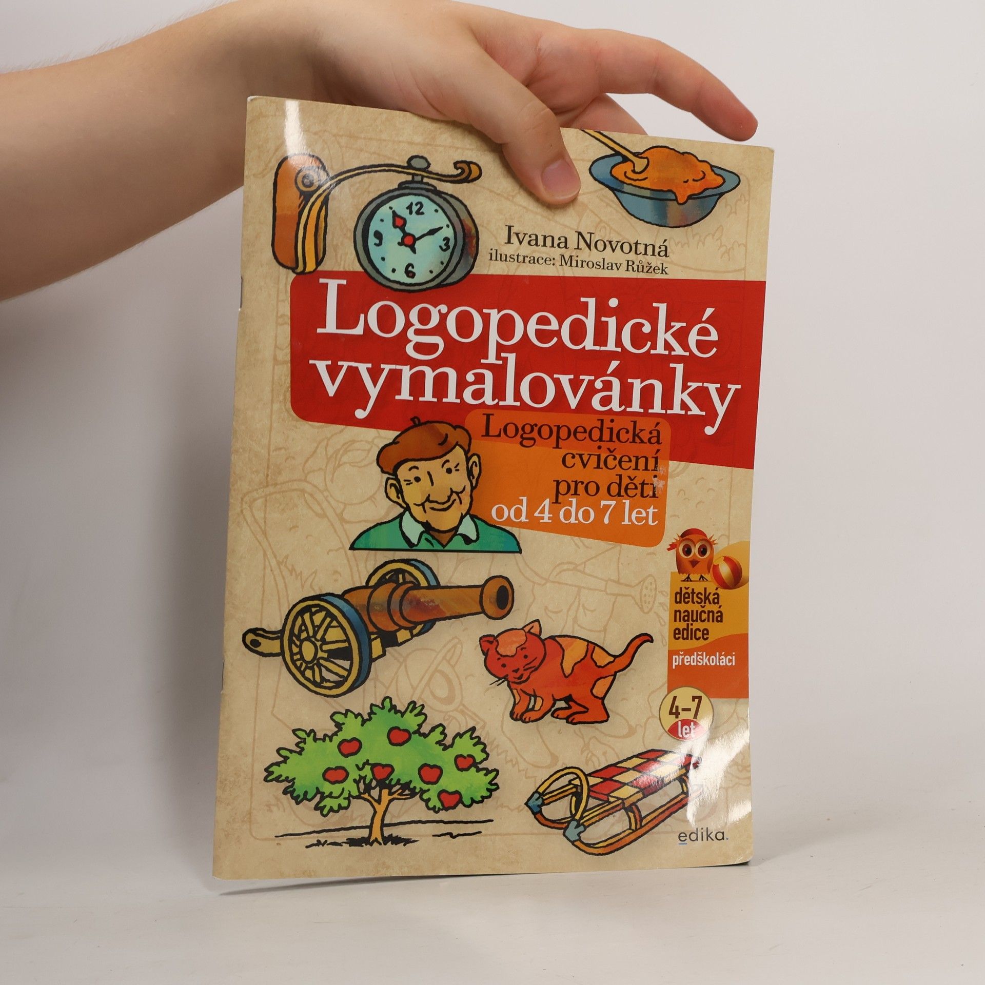 Ivana Novotná Logopedické vymalovánky: logopedická cvičení pro děti od 4 do 7 let