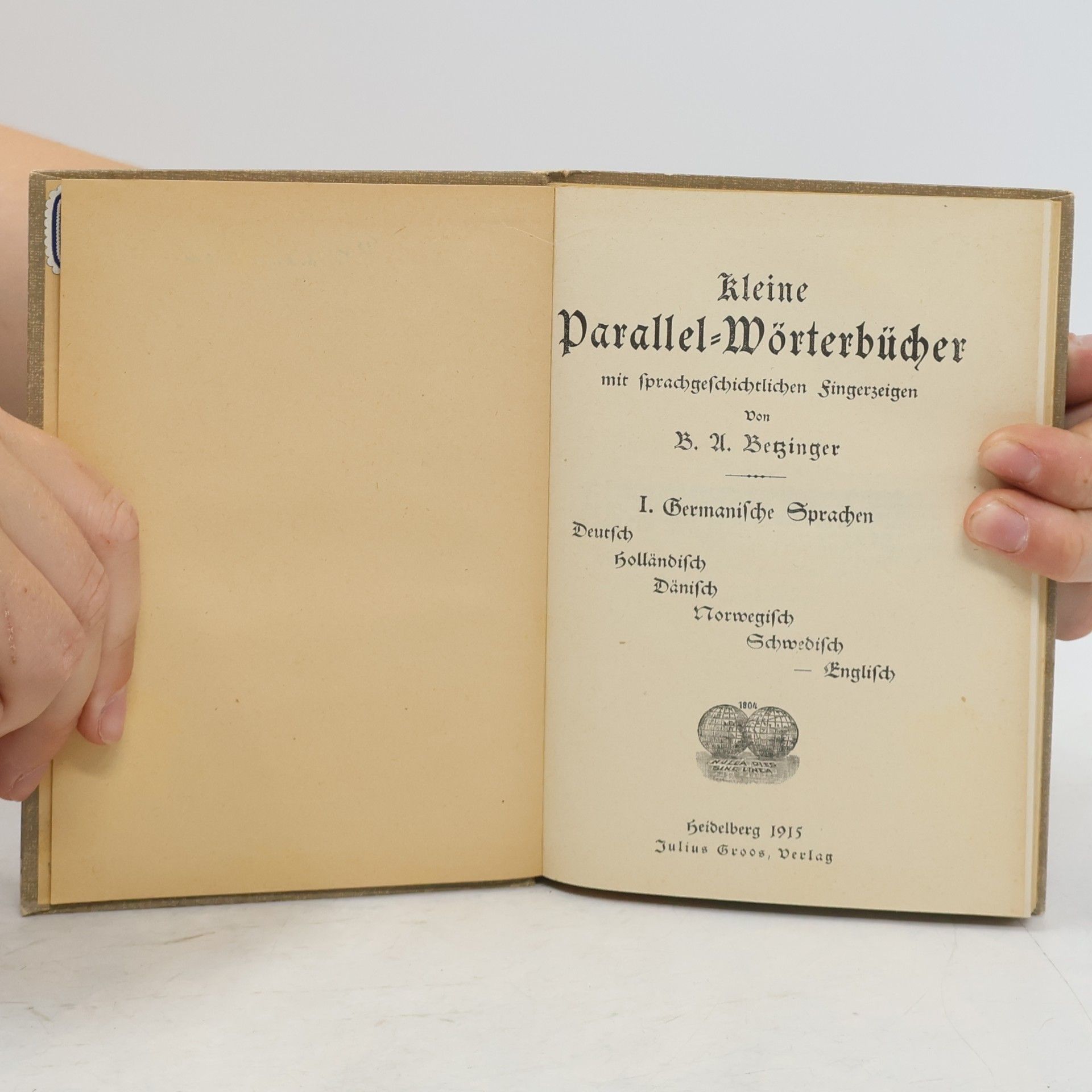 Autorenkollektiv Kleine Parallel-Wörterbücher I.