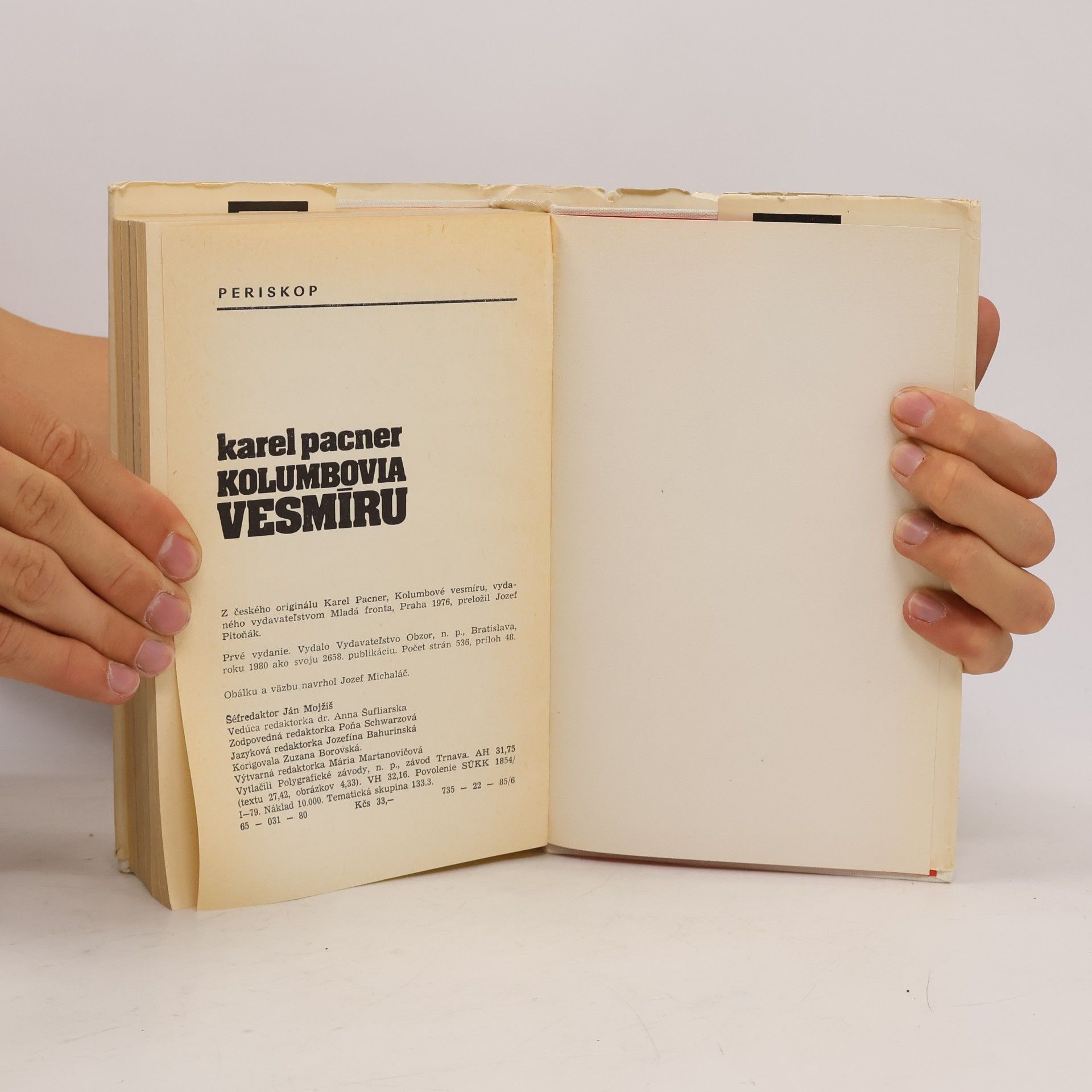 Karel Pacner Kolumbovia vesmíru