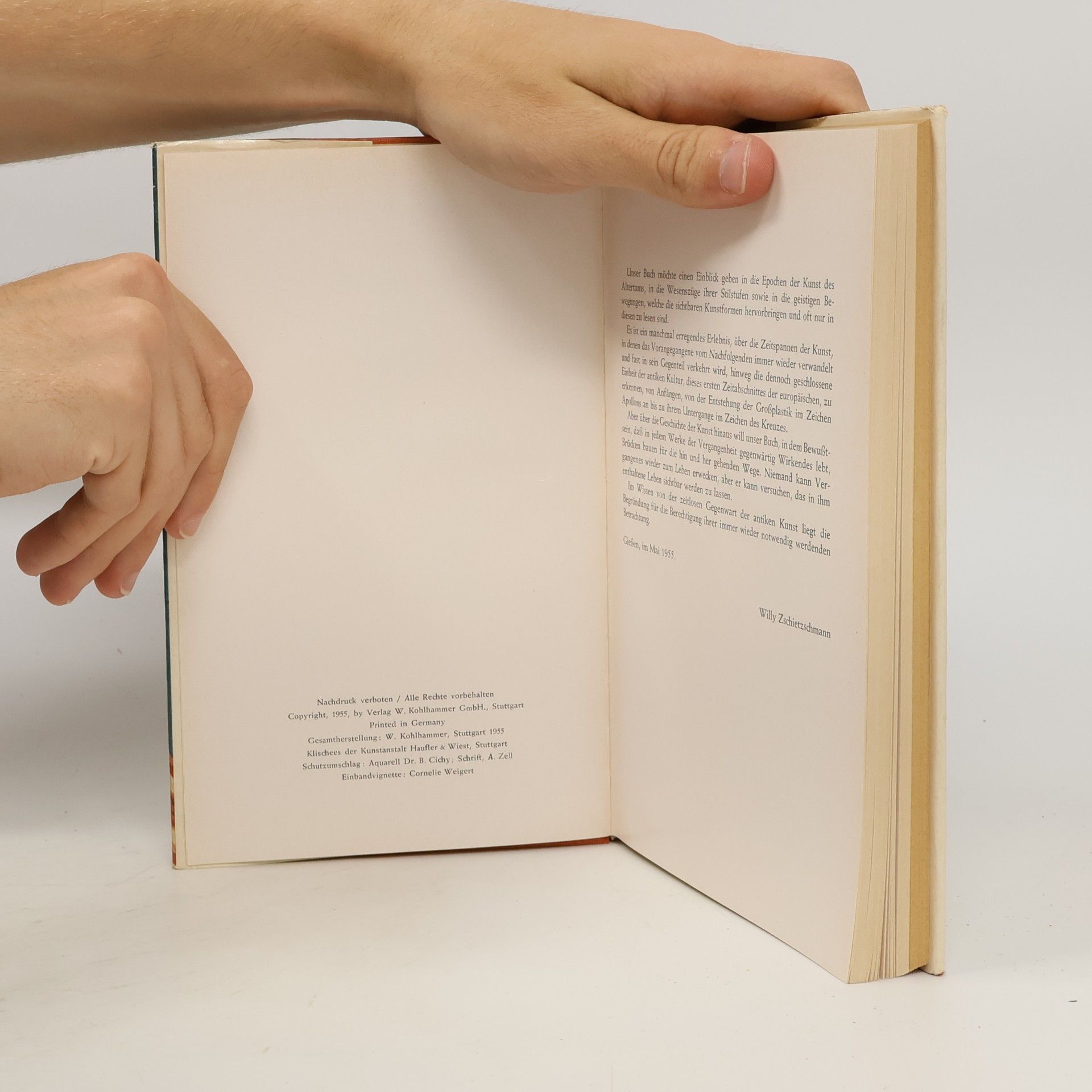 Willy Zschietzschmann Kunstgeschichte der Griechen und Römer