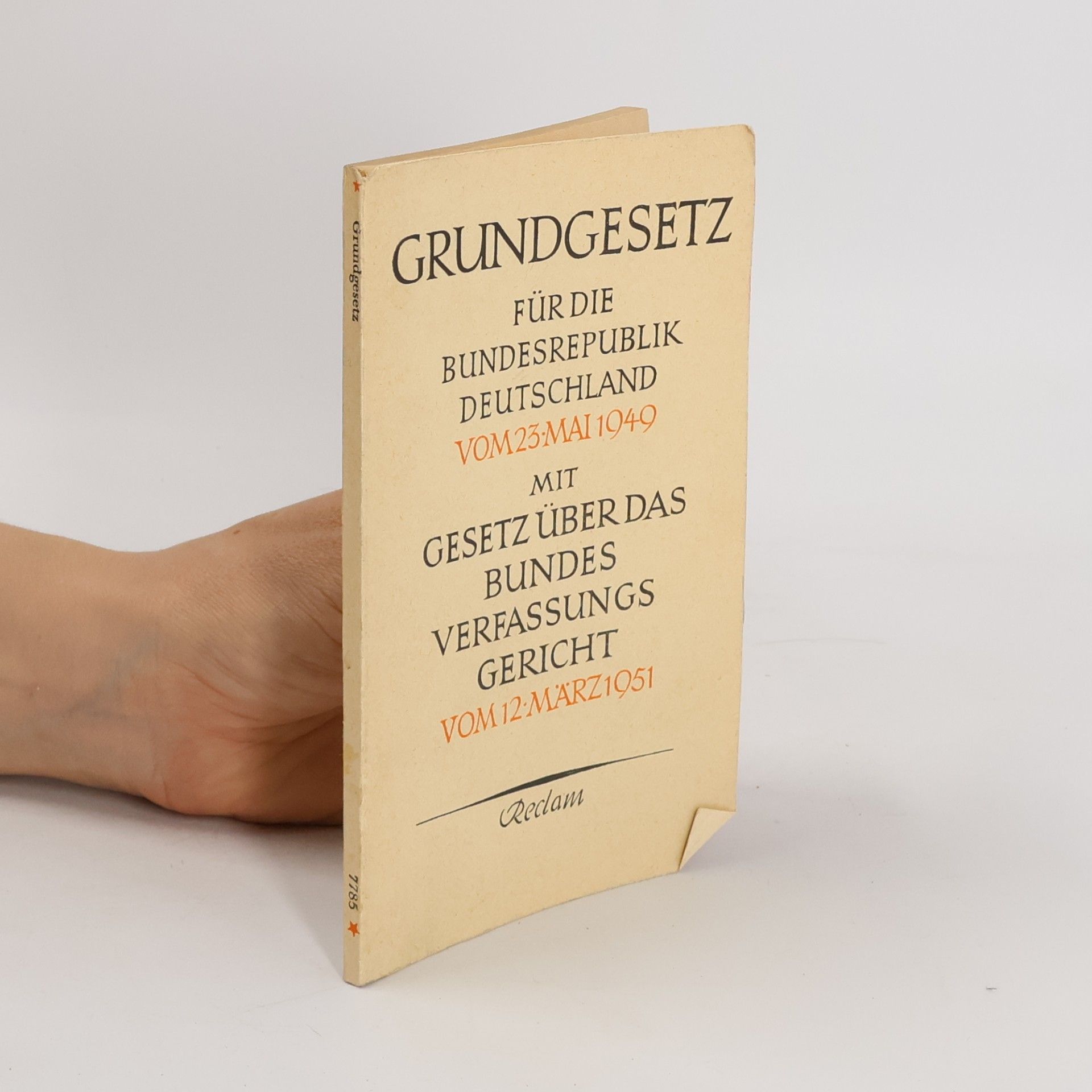 Kolektiv autorů Grundgesetz für die Bundesrepublik Deutschland vom 23 Mai 1949