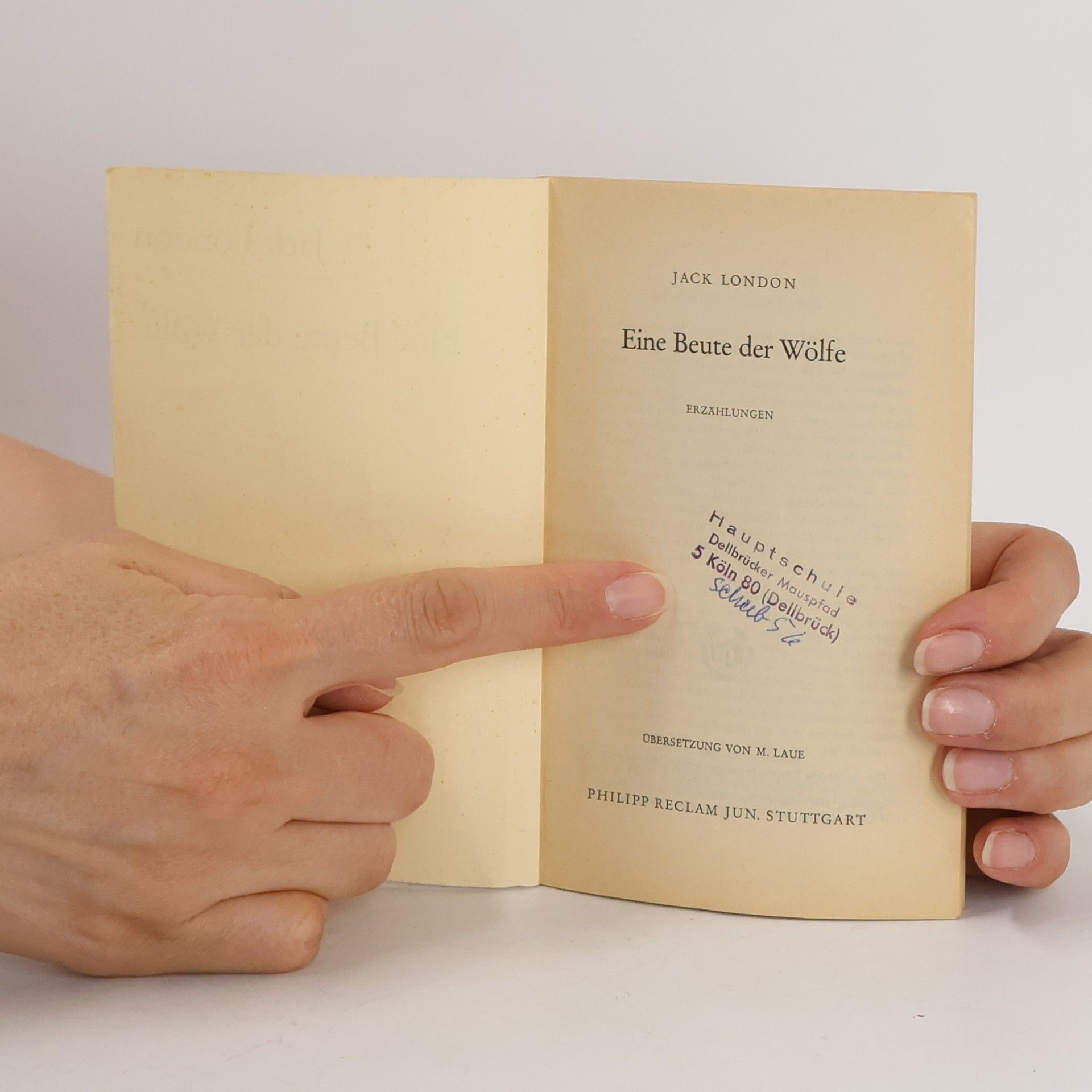Jack London Eine Beute der Wölfe
