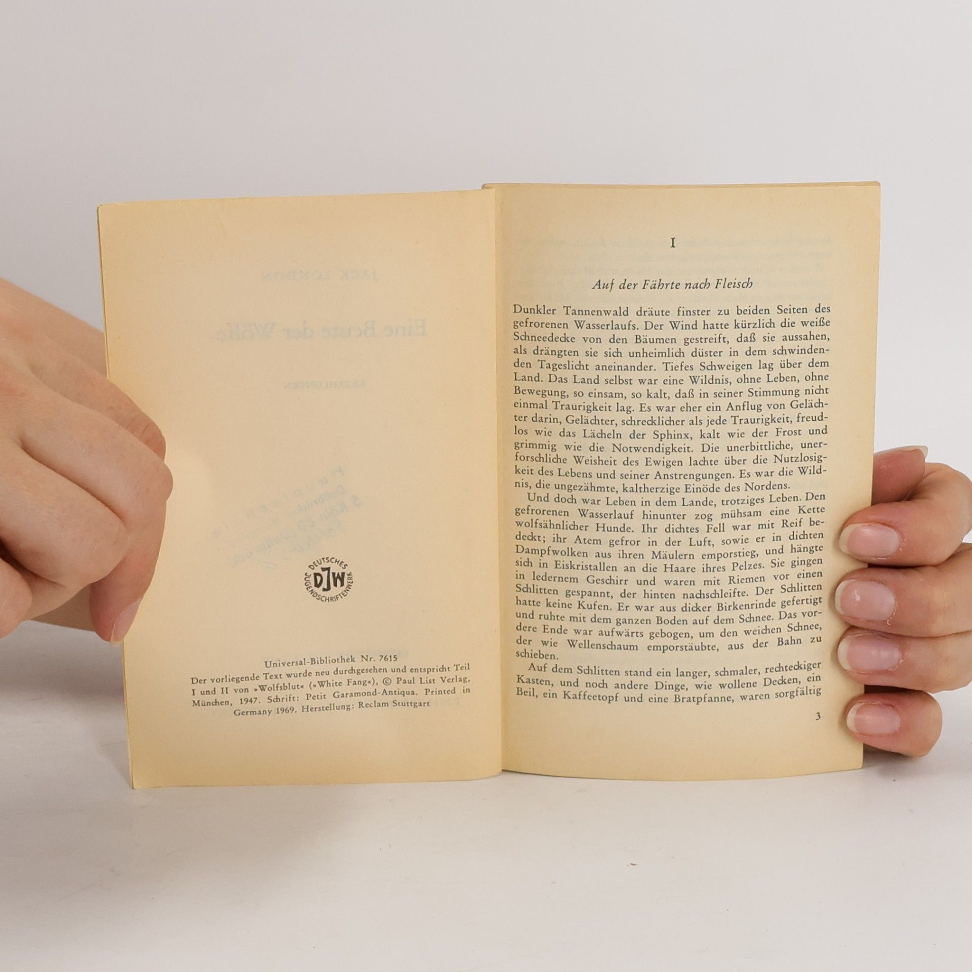 Jack London Eine Beute der Wölfe