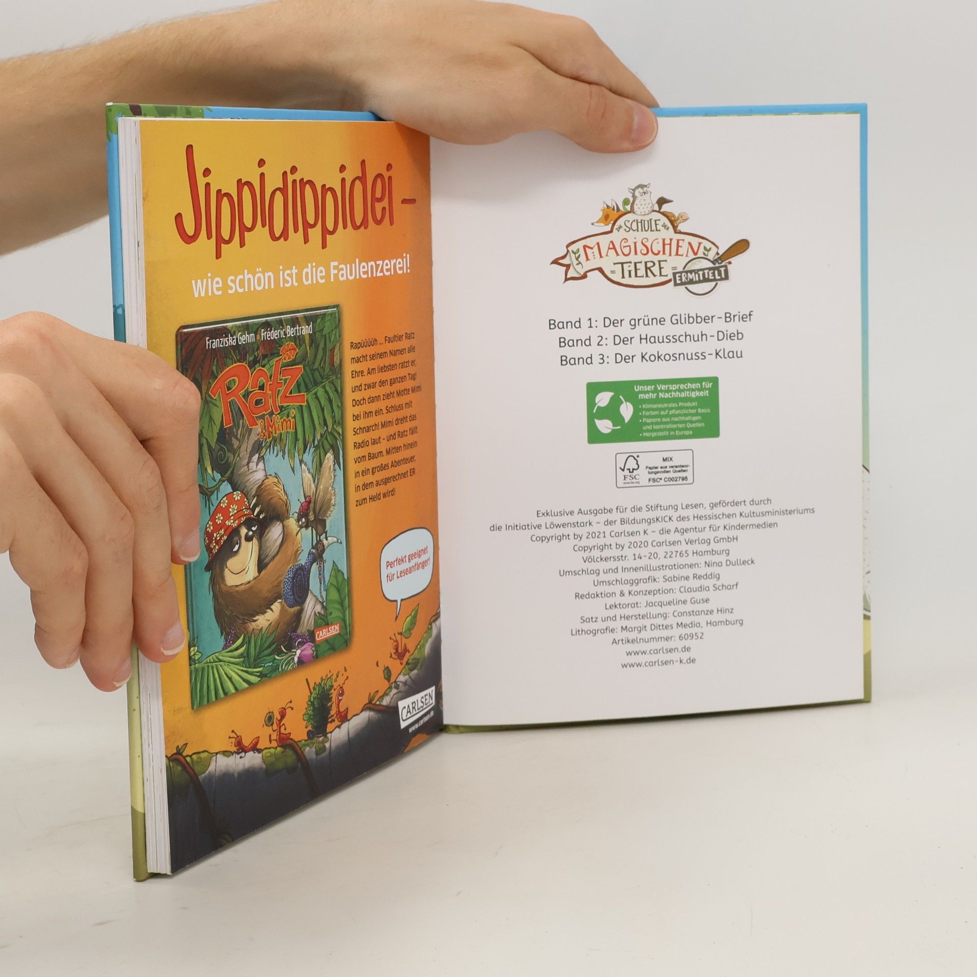 Nina Dulleck Die Schule der magischen Tiere. Ermittelt 1. Der grüne Glibber-Brief