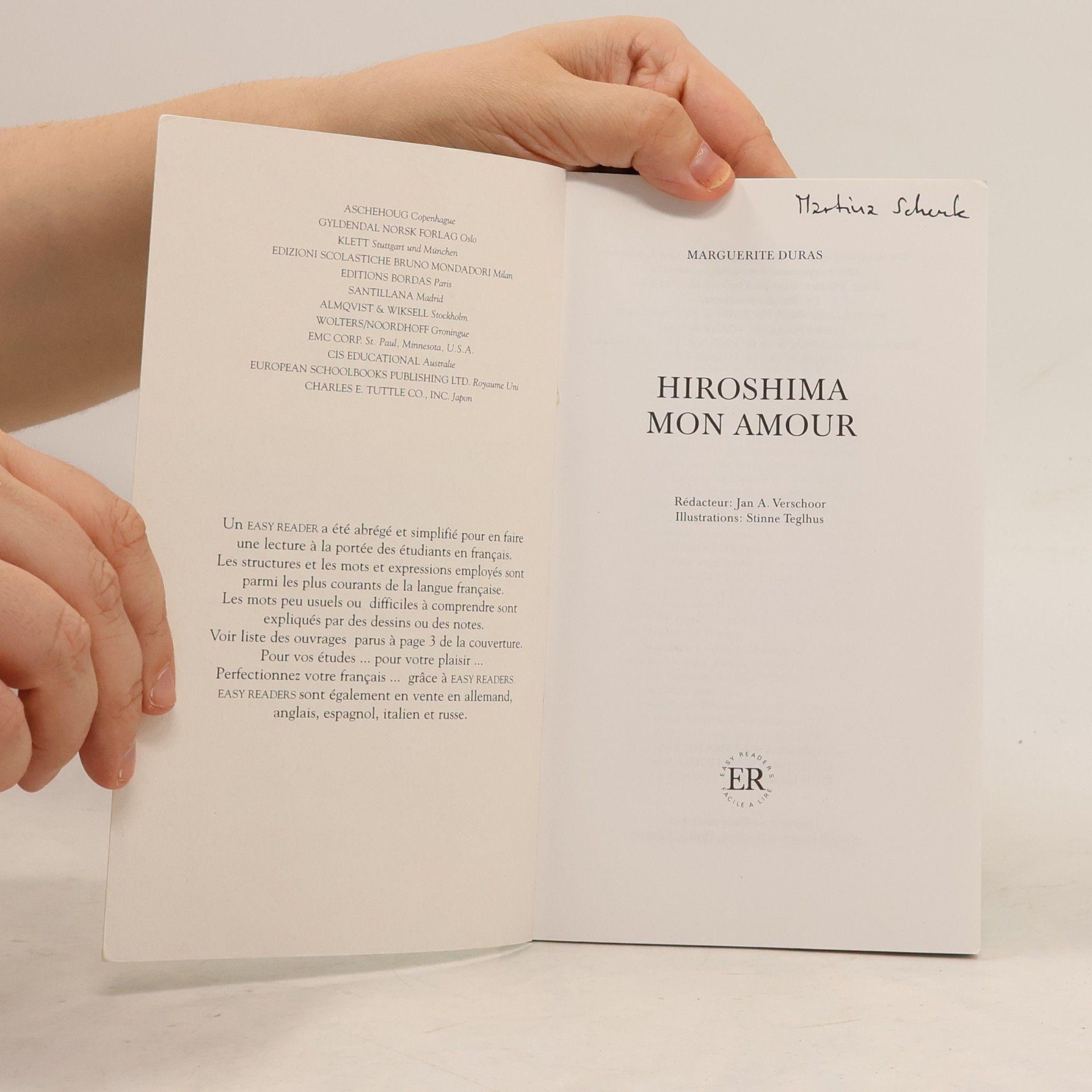 Marguerite Duras Easy Readers: Hiroshima, mon amour