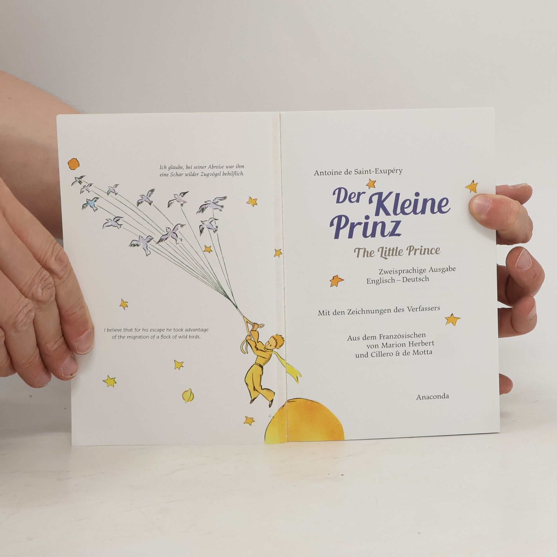 Marion Herbert Der kleine Prinz : the little prince - Zweisprachige Ausgabe Englisch-Deutsch