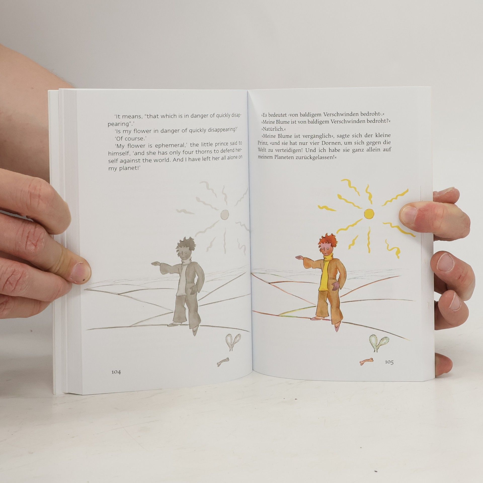 Marion Herbert Der kleine Prinz : the little prince - Zweisprachige Ausgabe Englisch-Deutsch