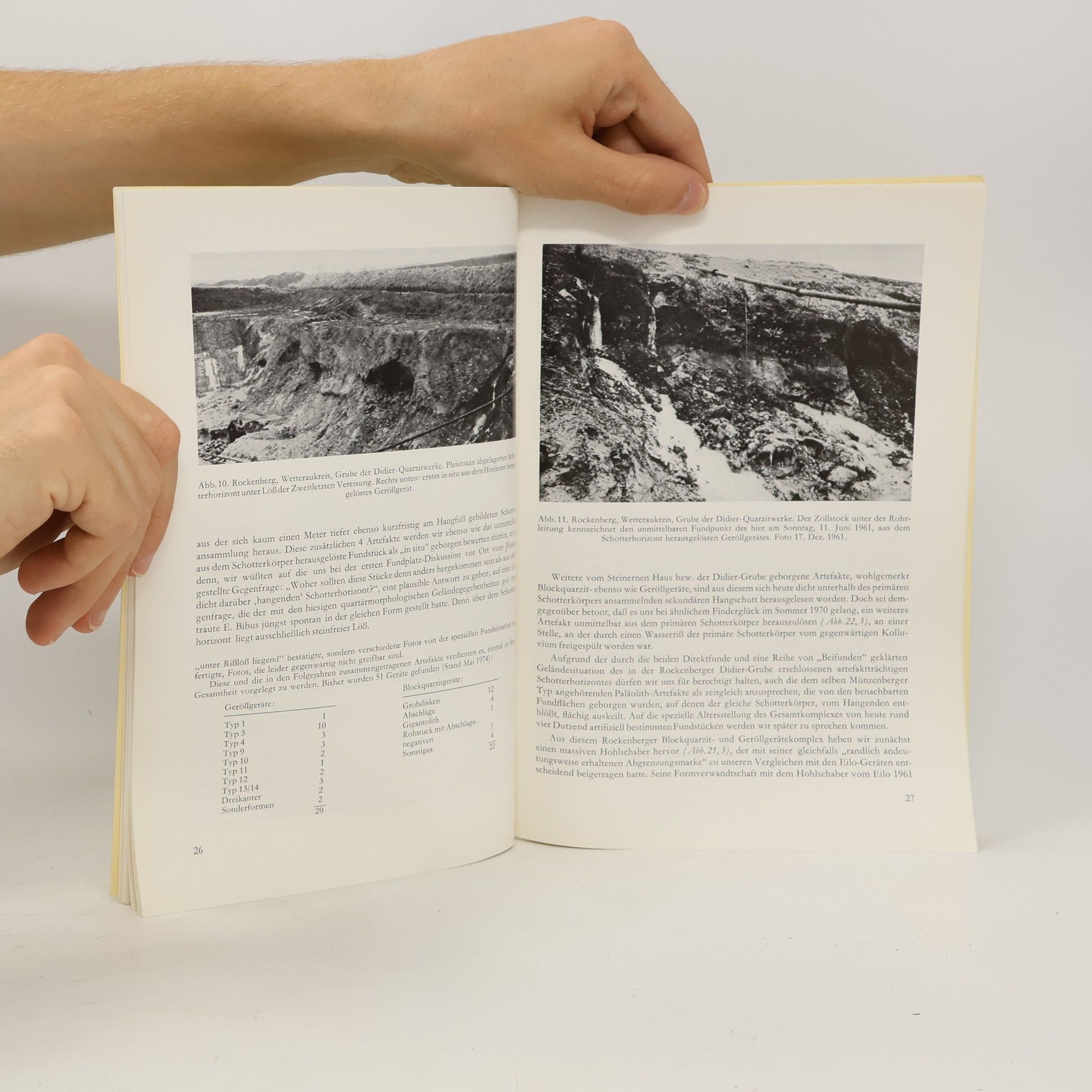 Herbert Krüger Typologische und stratigraphische Kriterien zur prärißzeitlichen Datierung der altpaläolithischen Geröllgerät-Industrie vom Münzenberger Typ in Oberhessen