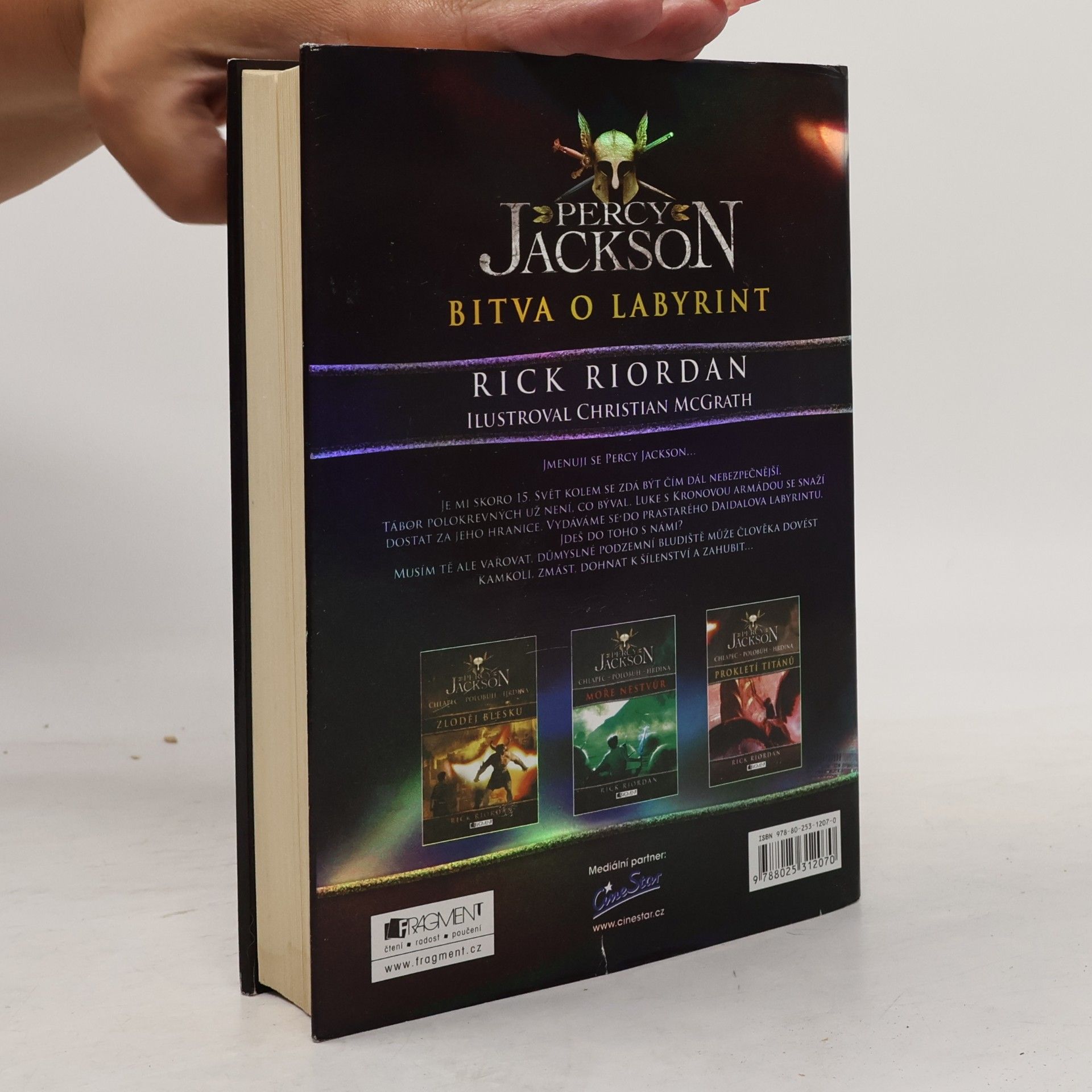 Rick Riordan Percy Jackson. Bitva o labyrint