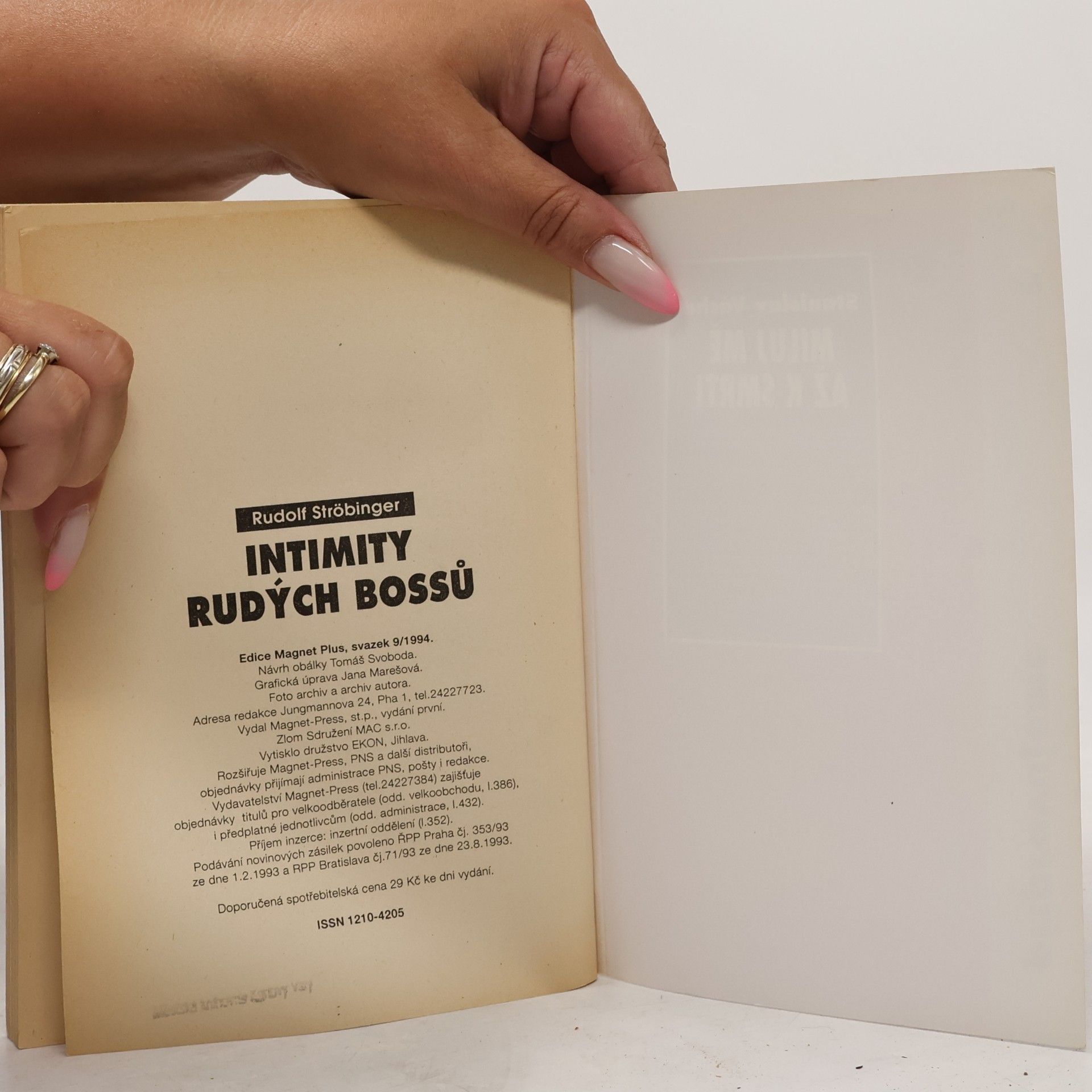 Rudolf Ströbinger Intimity rudých bossů