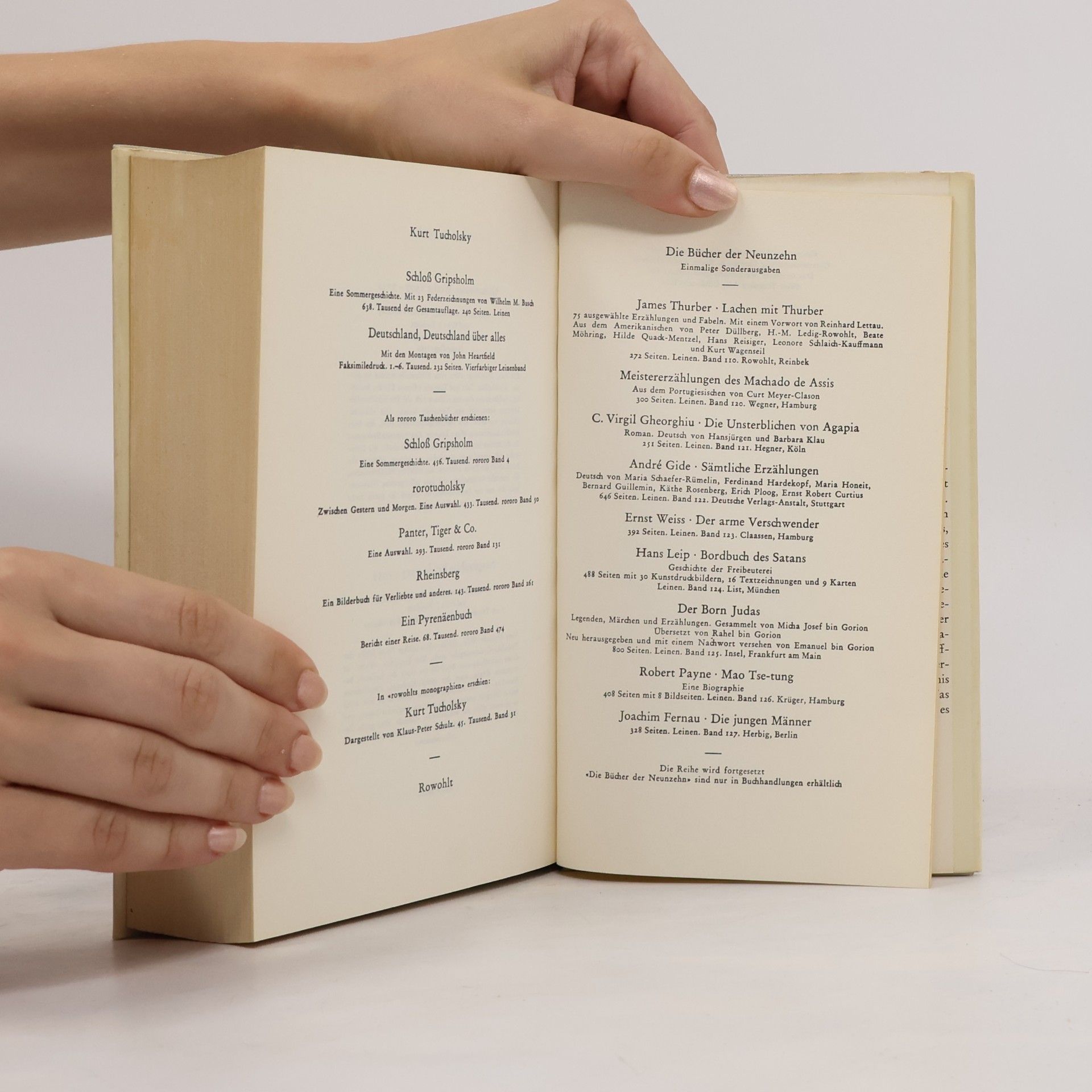 Kurt Tucholsky Ausgewählte Werke I.