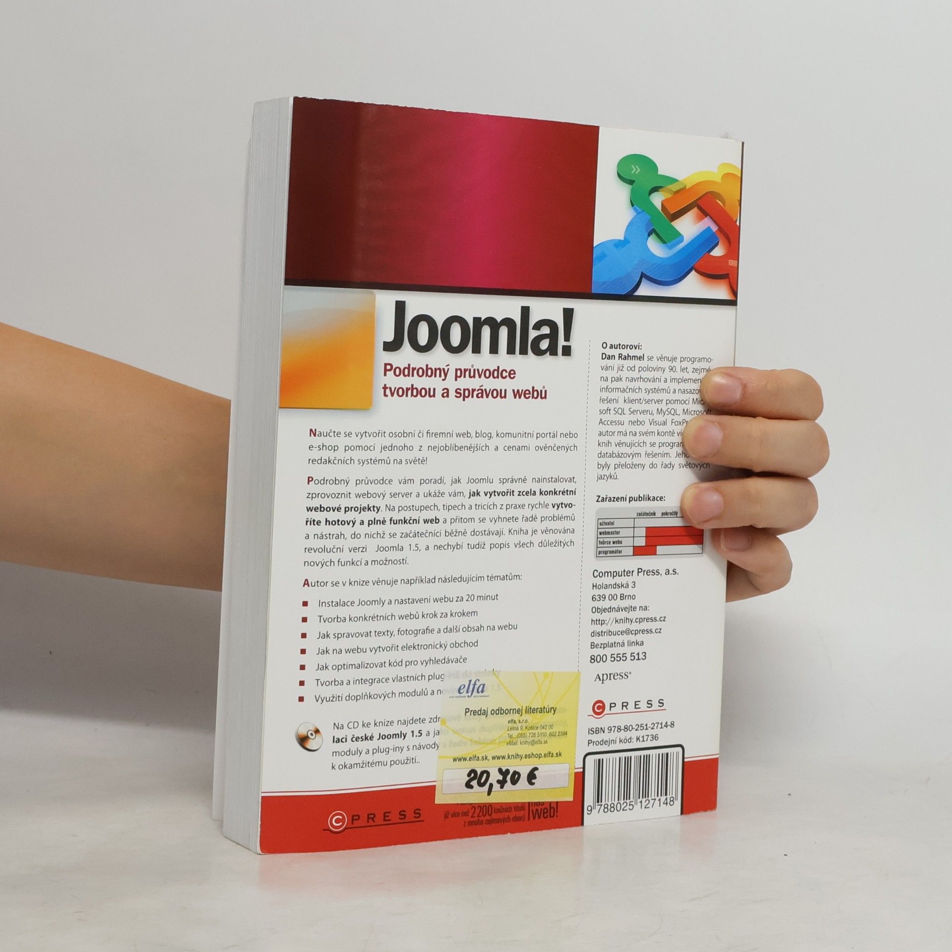 Dan Rahmel Joomla! Podrobný průvodce tvorbou a správou webů