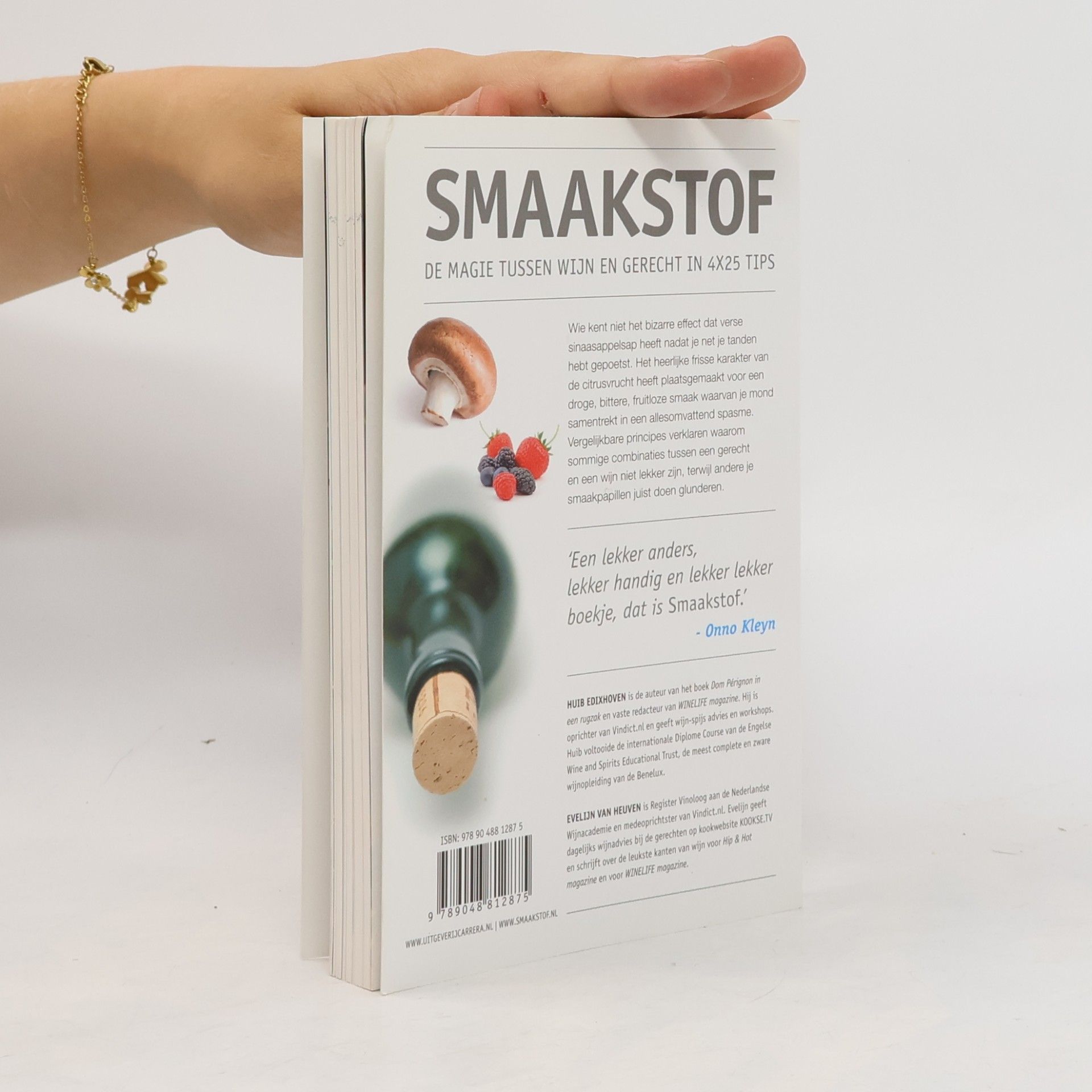 Huib Edixhoven Smaakstof: de magie tussen wijn en gerecht in 4x25 tips