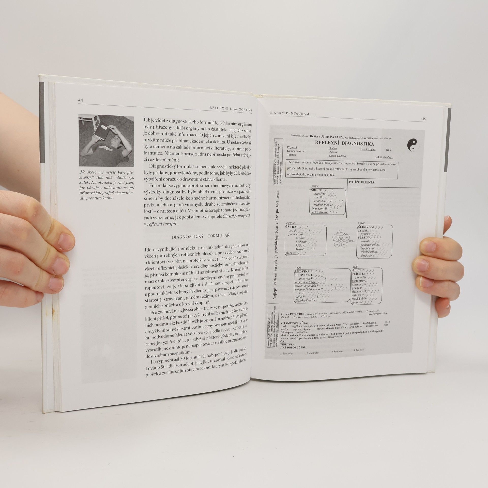 Beáta Patakyová Reflexní diagnostika a katalog reflexních ploch