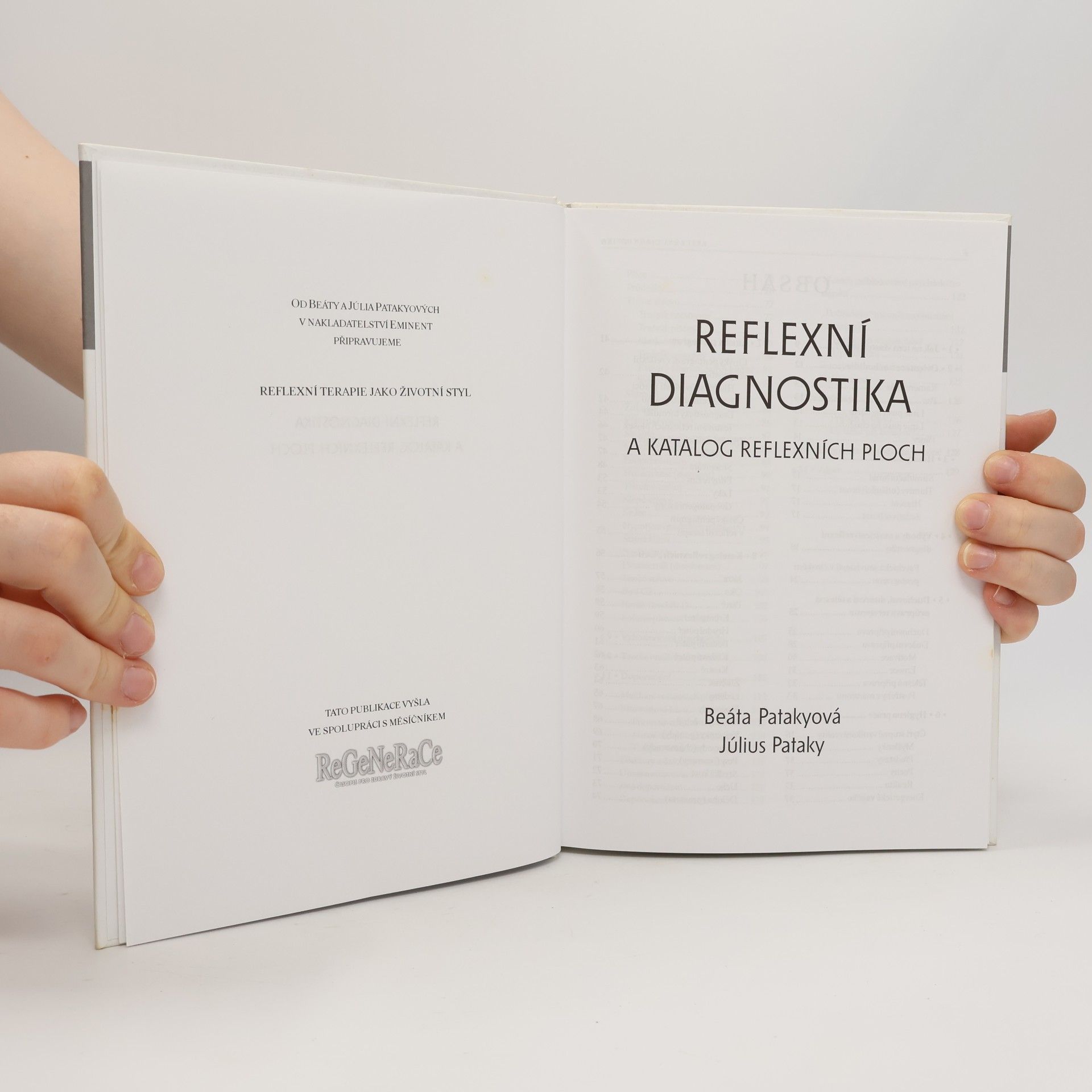 Beáta Patakyová Reflexní diagnostika a katalog reflexních ploch