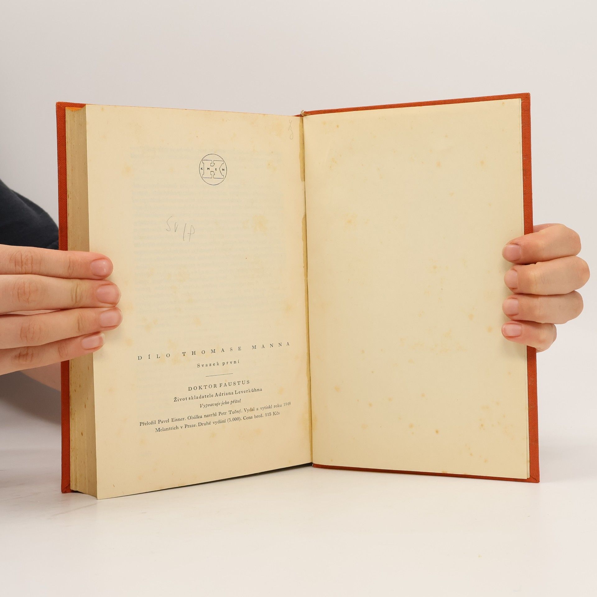 Thomas Mann Doktor Faustus. Život skladatele Adriana Leverkühna