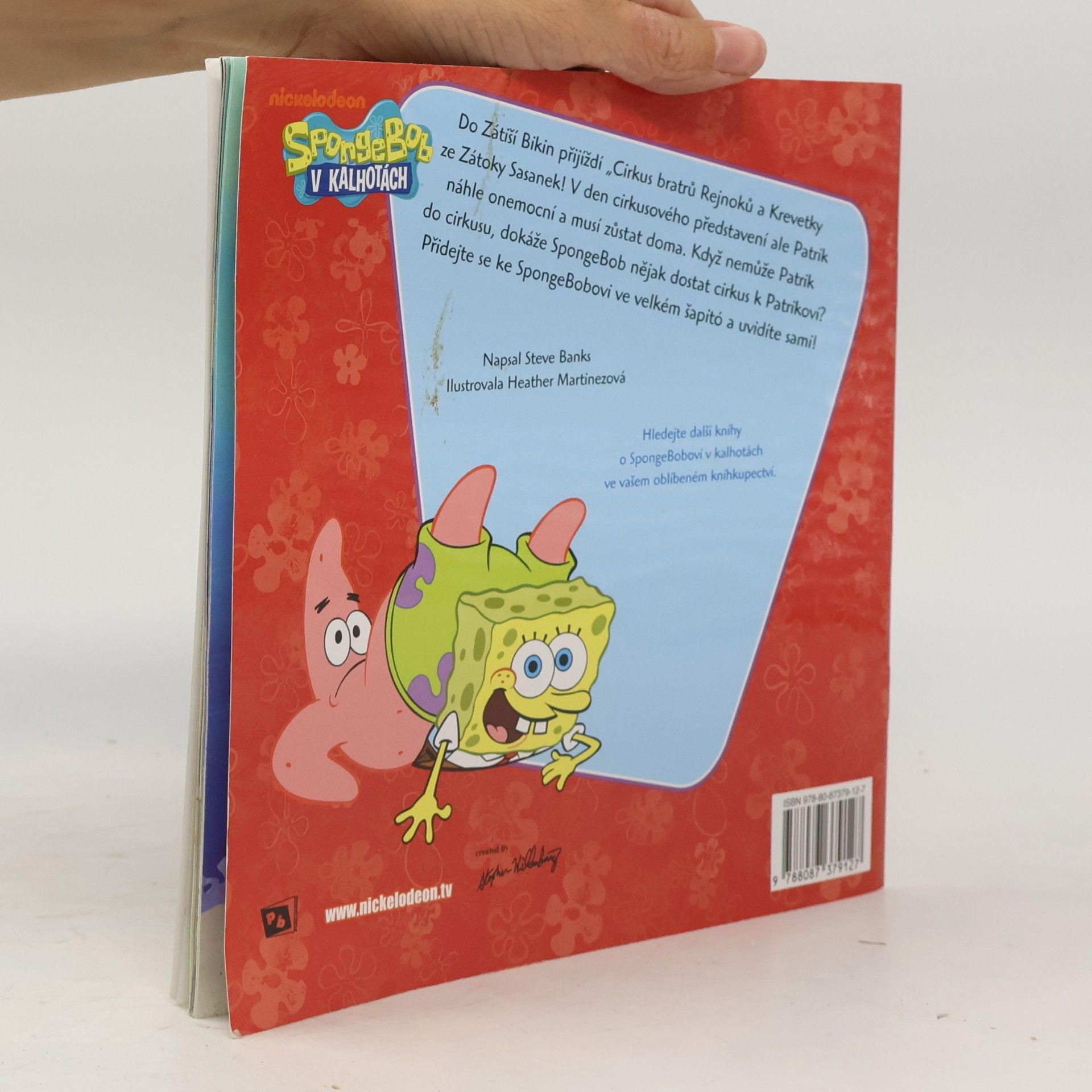 Steven Banks SpongeBob v kalhotách. Úžasný SpongeBobini