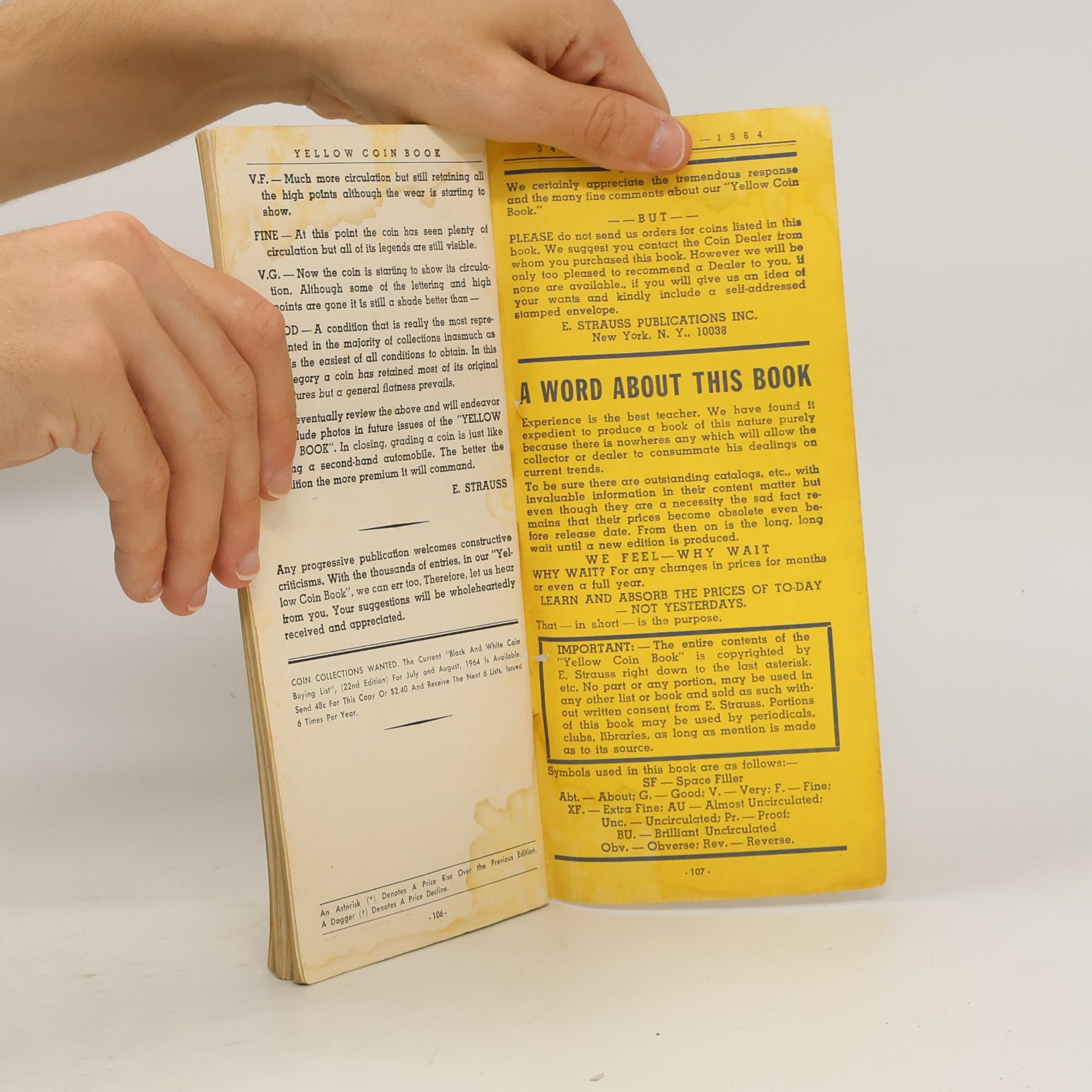 Autorenkollektiv Yellow Coin Book 1964