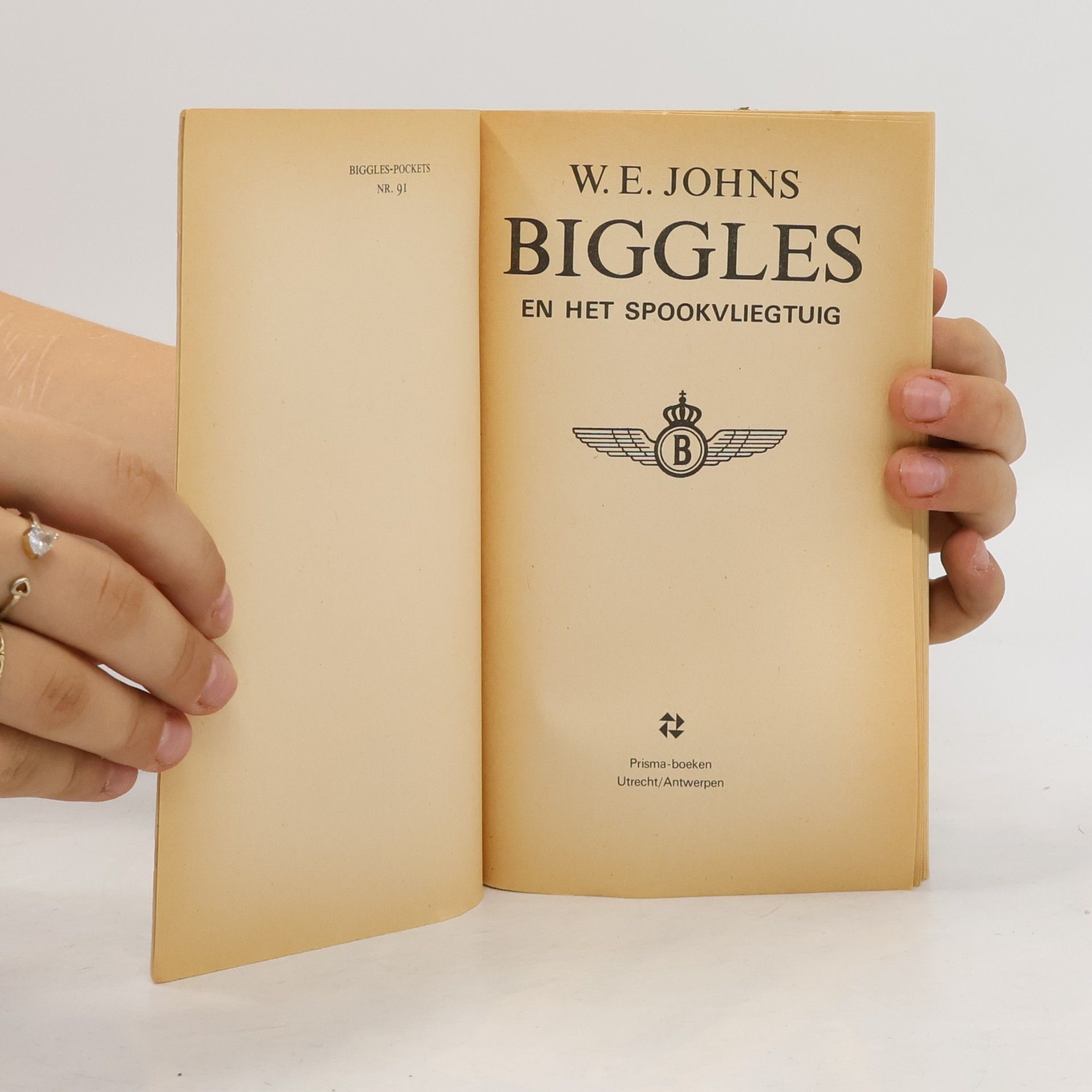 William Earl Johns Biggles en het spookvliegtuig