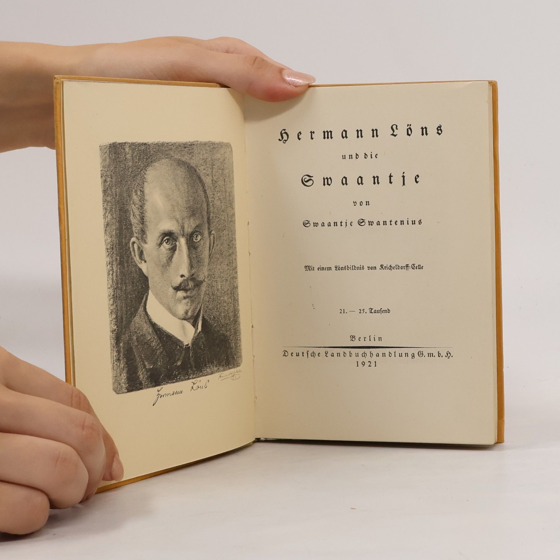 Swaantje Swantenius Hermann Löns und die Swaantje