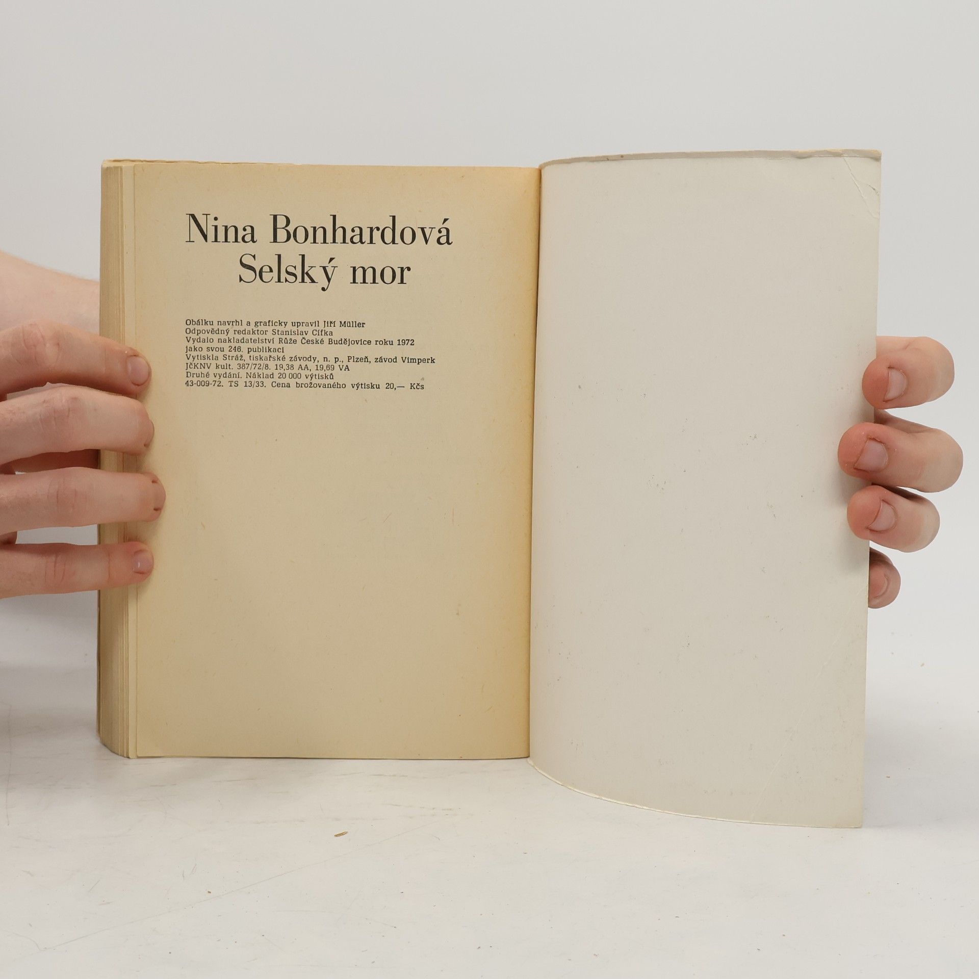 Nina Bonhardová Selský mor