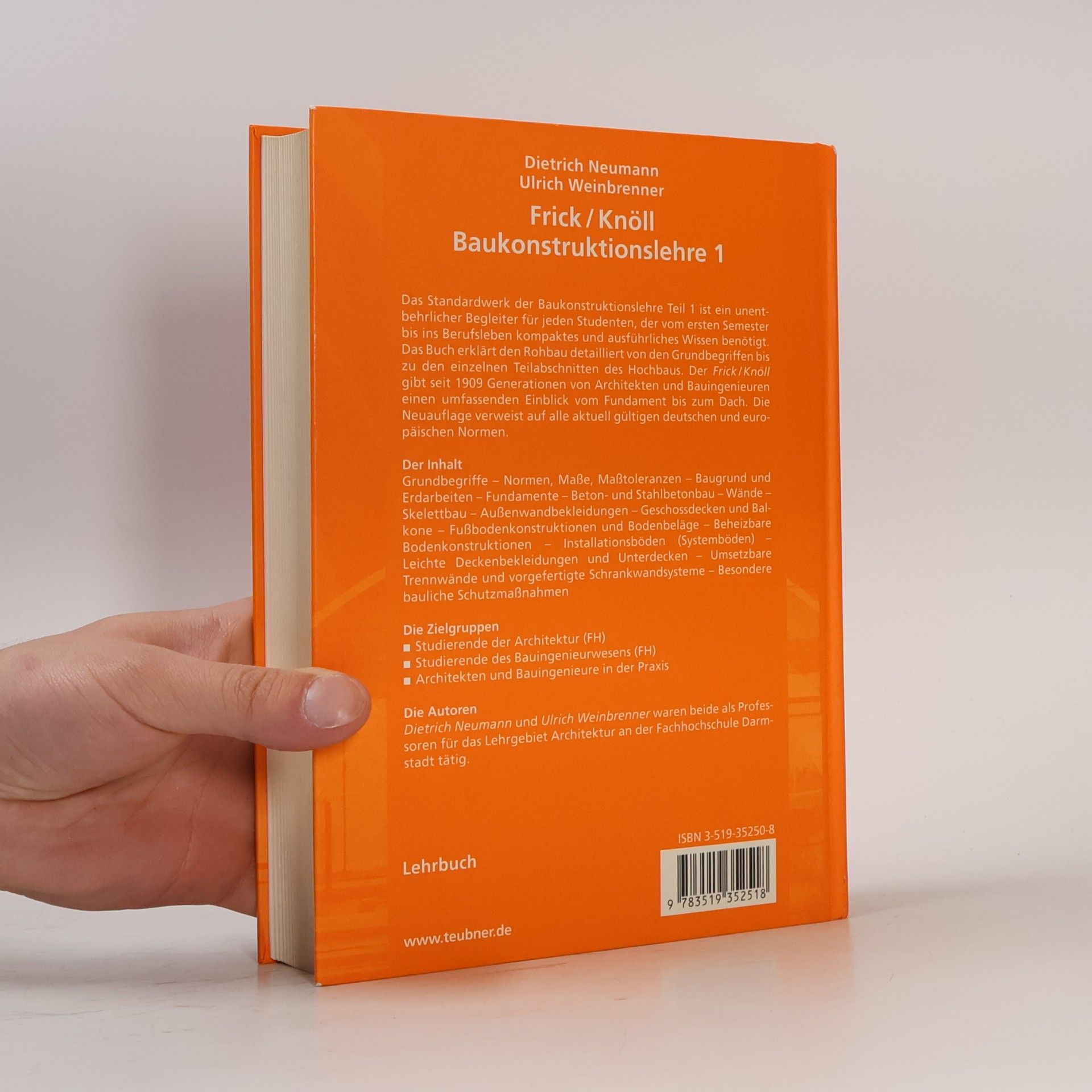 Dietrich Neumann Baukonstruktionslehre - 32. Auflage