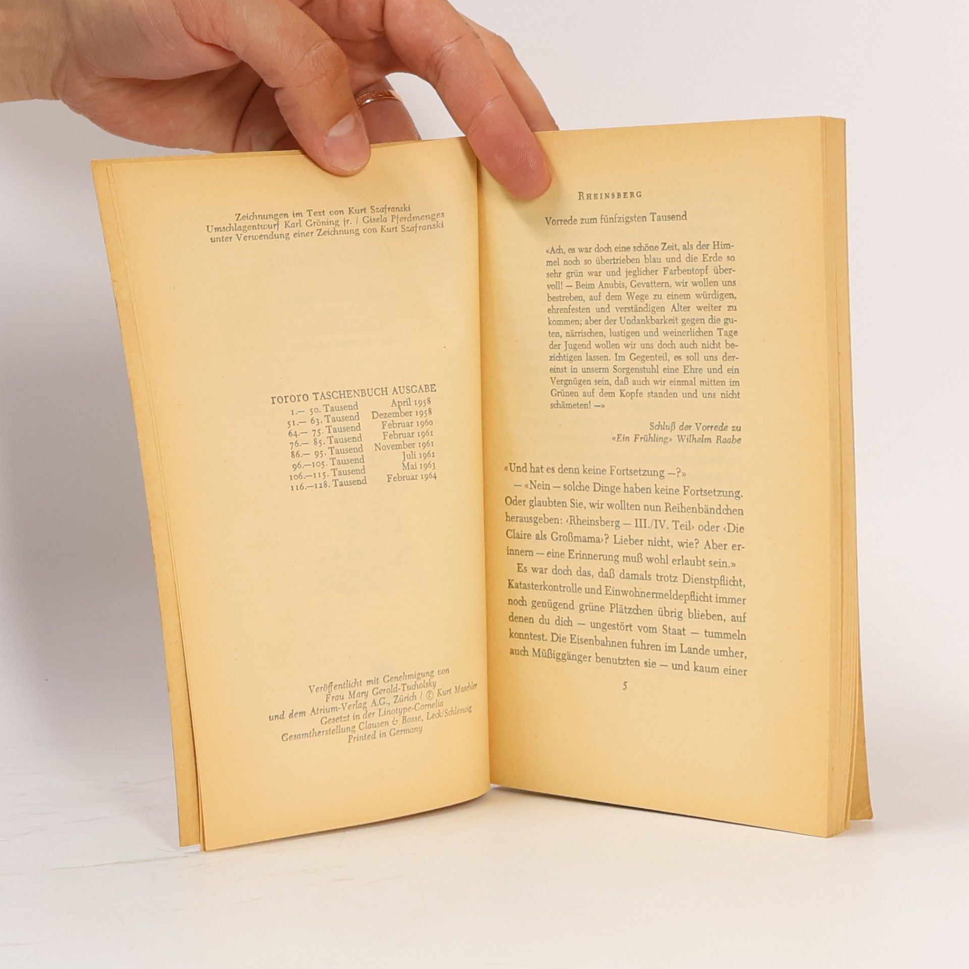 Kurt Tucholsky Rheinsberg. Ein Bilderbuch für Verliebte und anderes