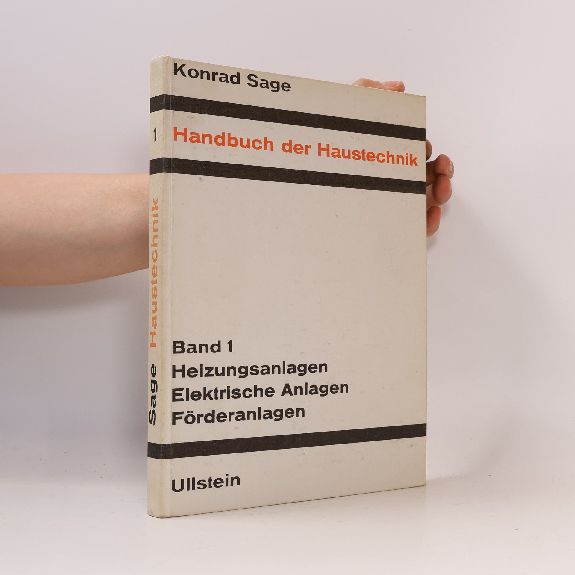 Konrad Sage Handbuch der Haustechnik 1.