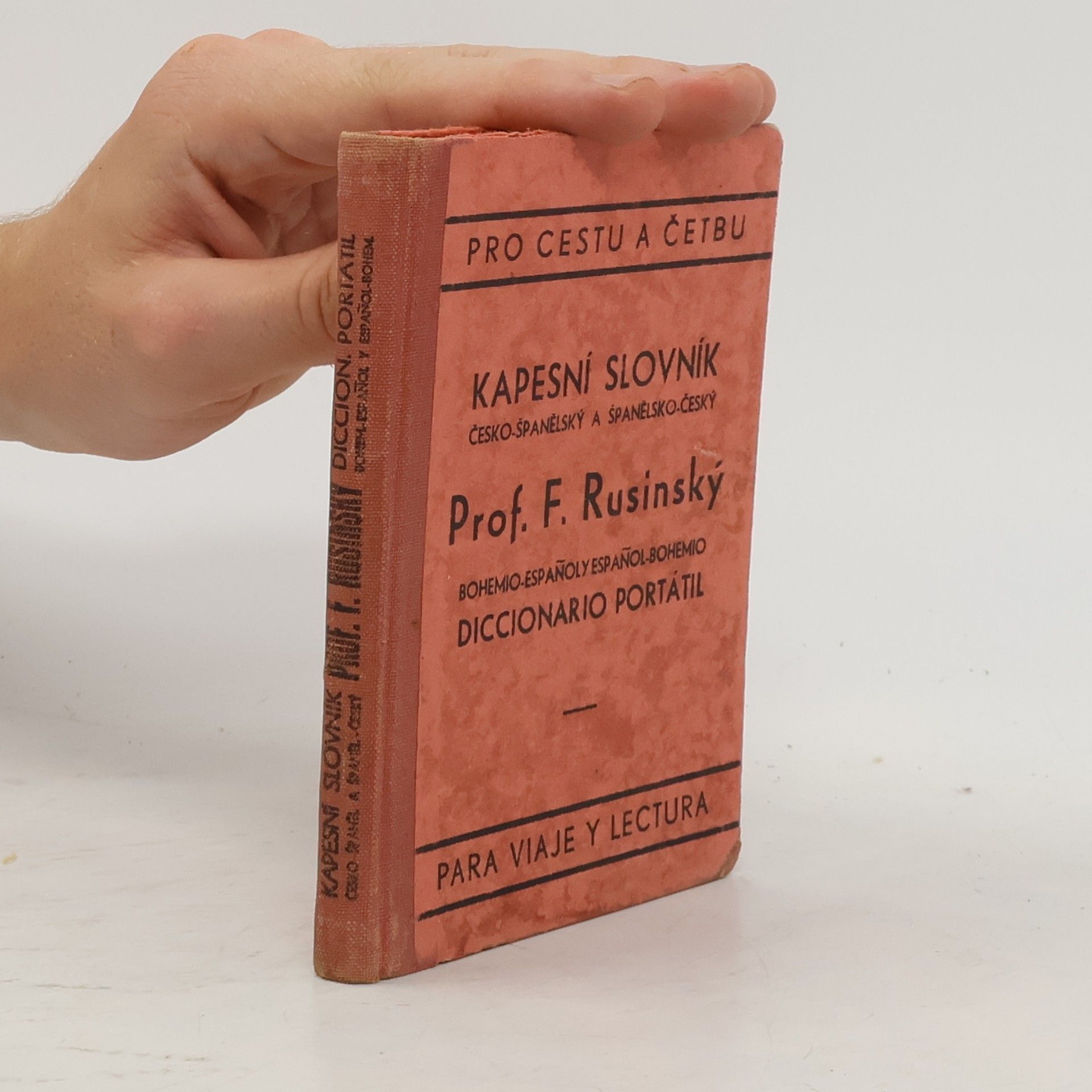 Rusinský František Kapesní slovník česko-španělský a španělsko-český I.