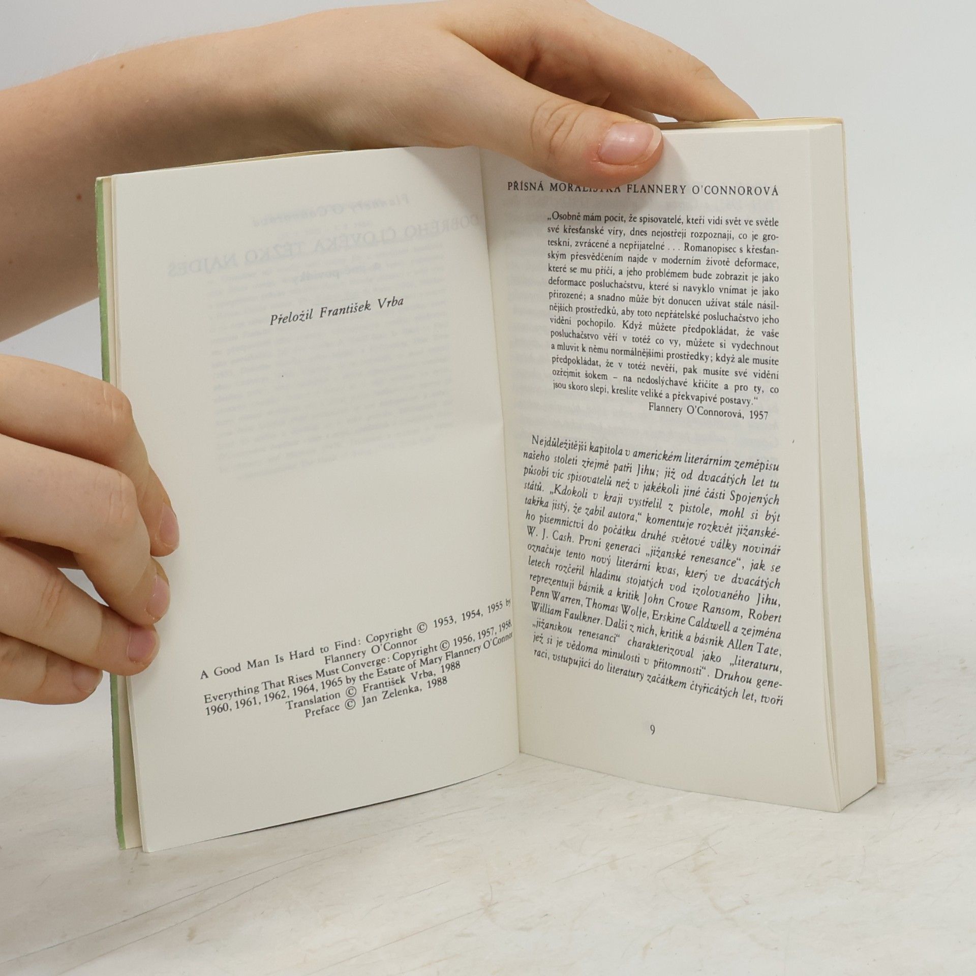 Flannery O. Connor Dobrého člověka těžko najdeš a jiné povídky